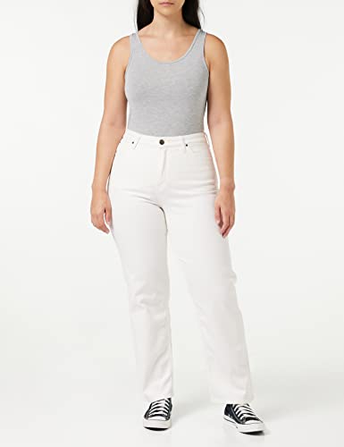 Lee Large Jambe Longue jean femme Blanc 28W 31L