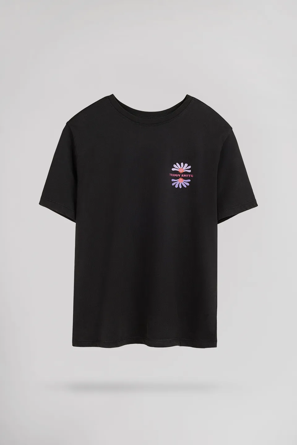 Teddy Smith T-Hya MC Jr T-shirt Noir Fille Coton