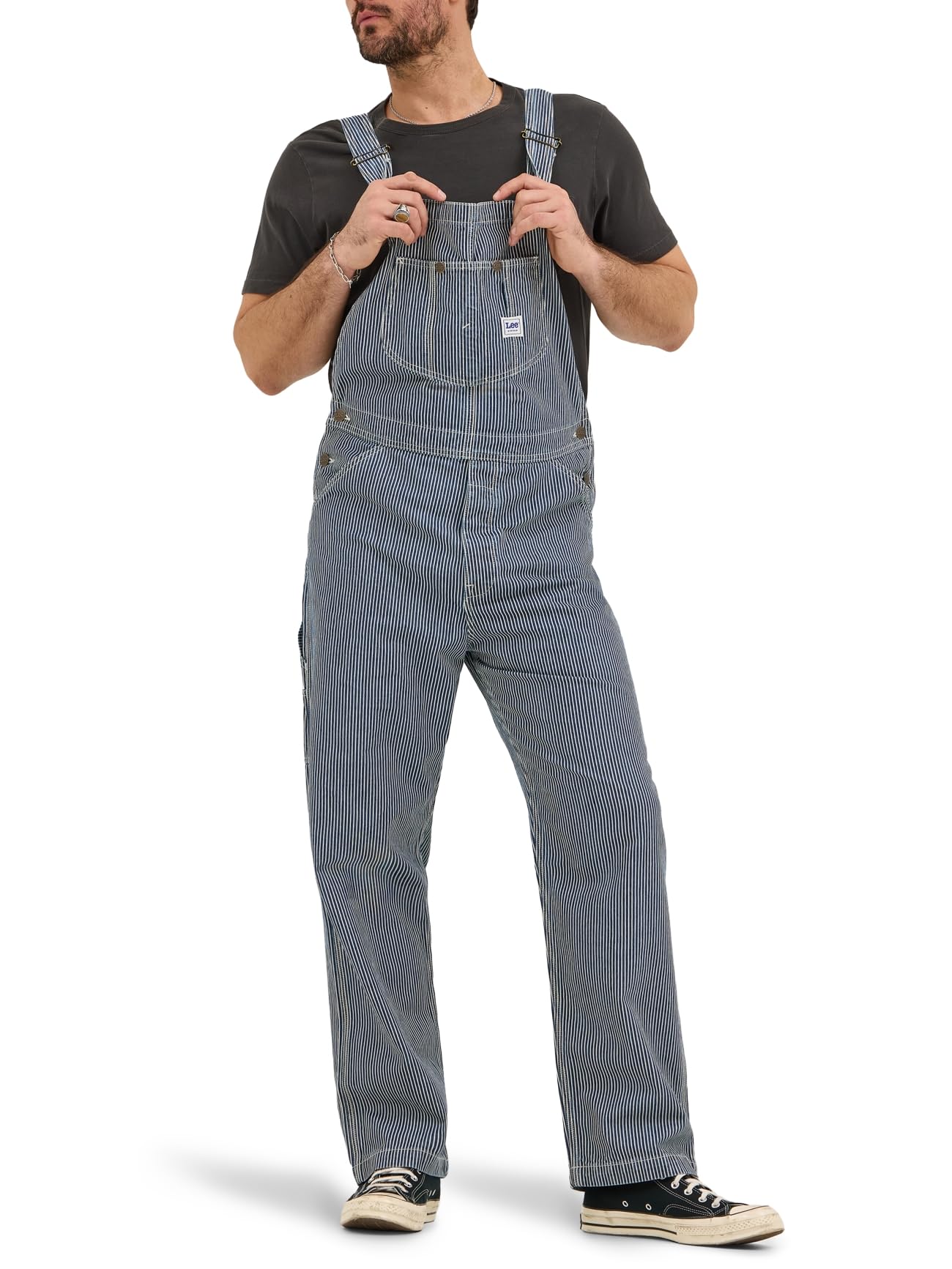 Lee Bib pantalon homme chino délavage Mid Wash