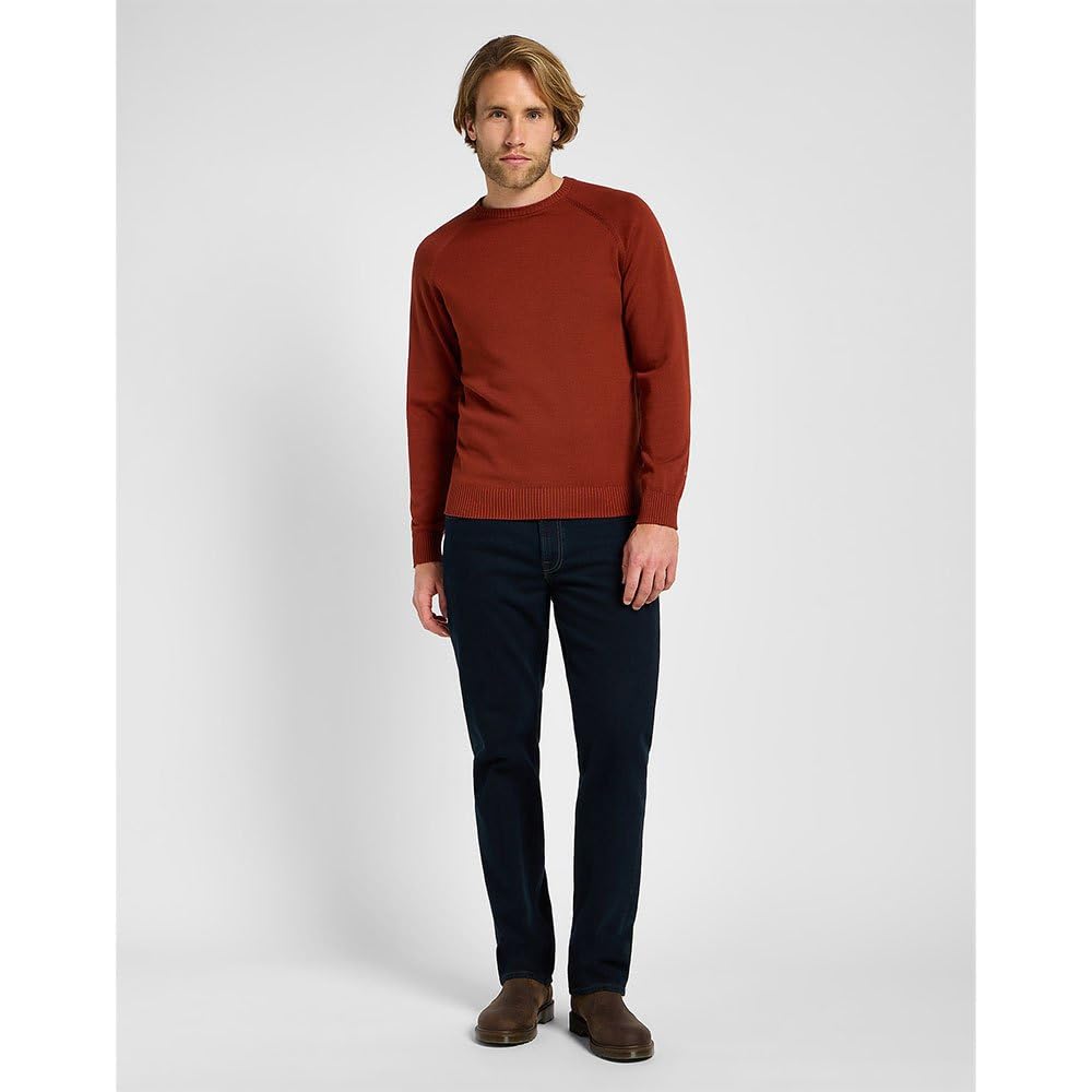 Lee Clean Raglan pull homme Sweet Maple coupe regular