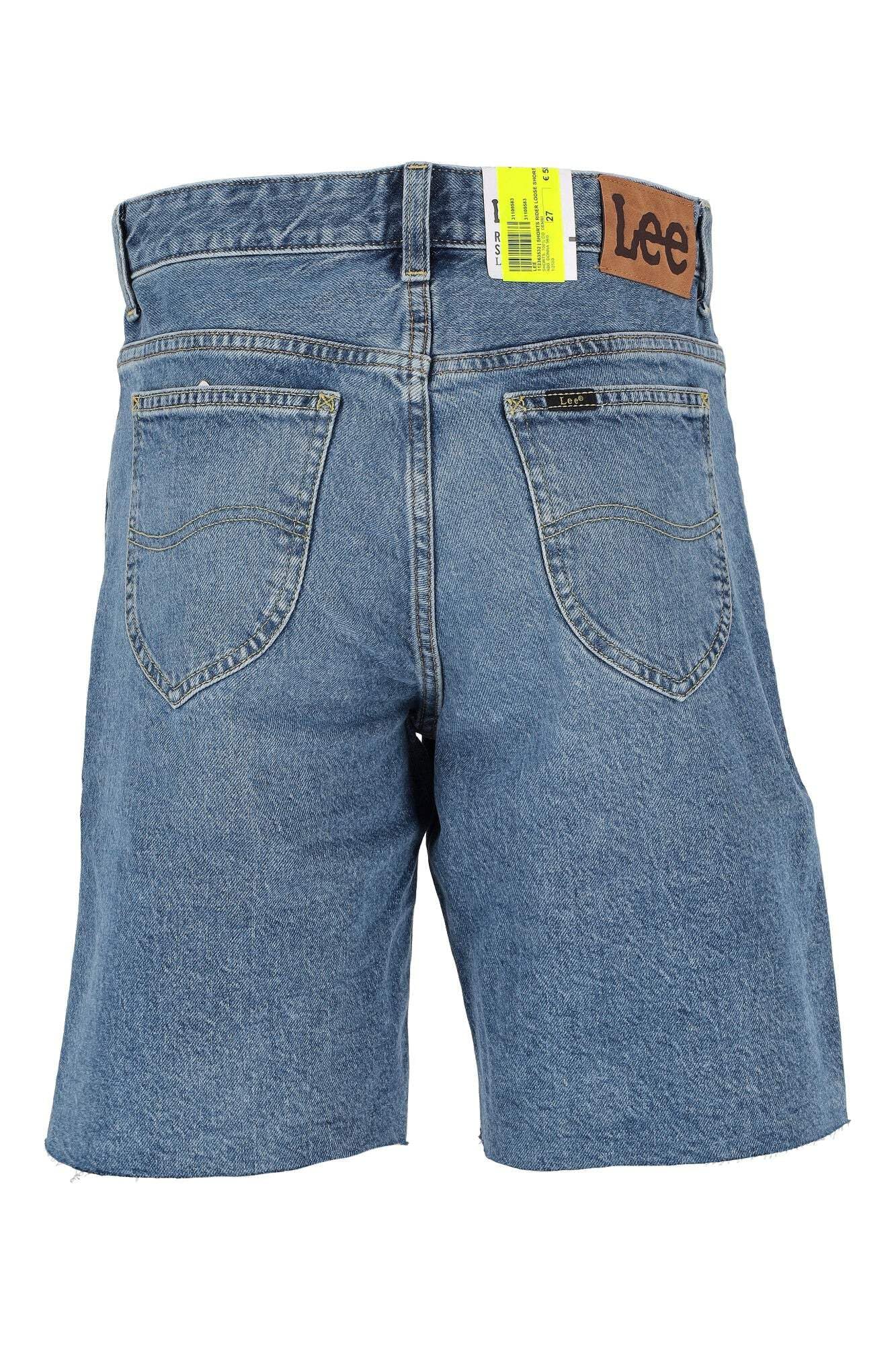 Lee Rider Loose Short short femme 28W Down The River denim