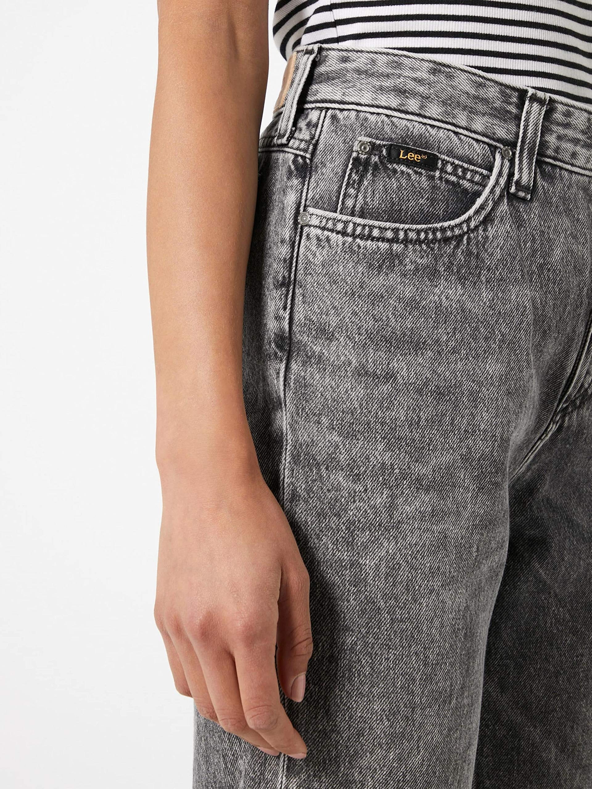 Lee Sarandon Carol 90 jean gris taille haute