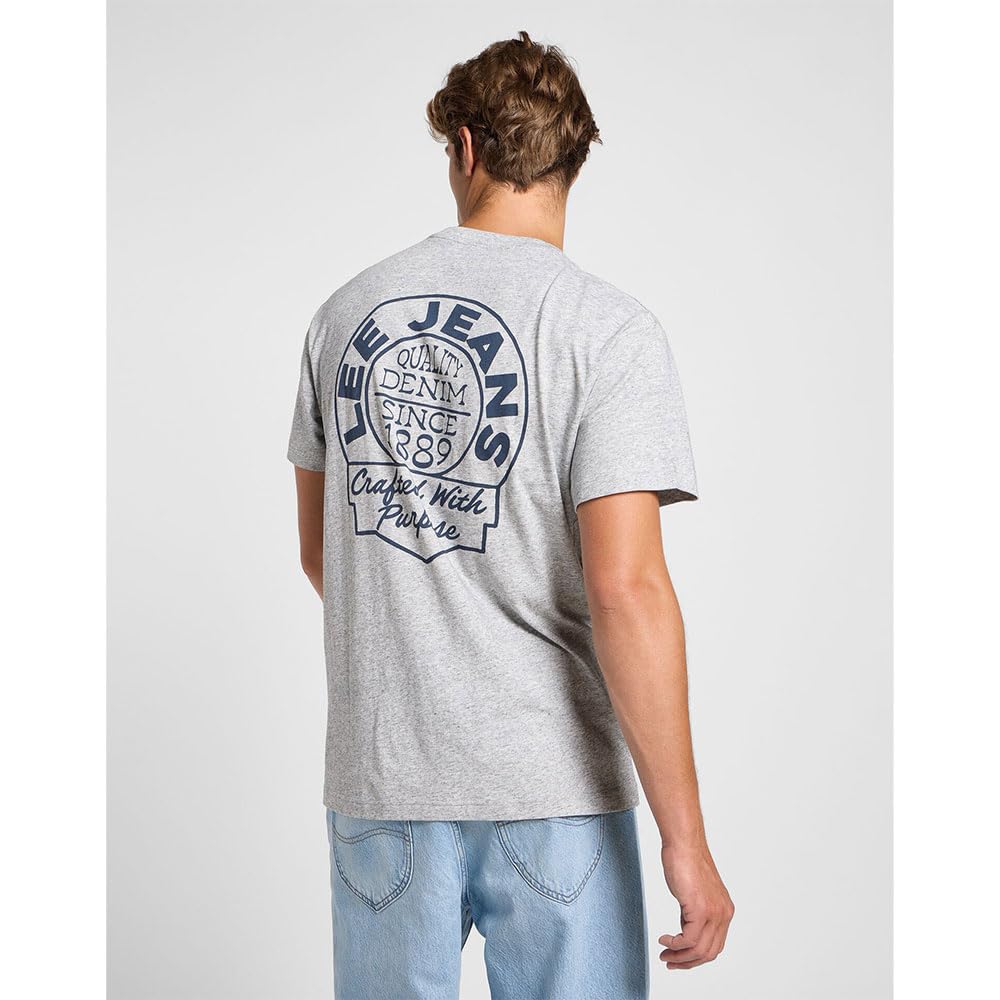 Lee Relaxed Tee t-shirt homme écru coton