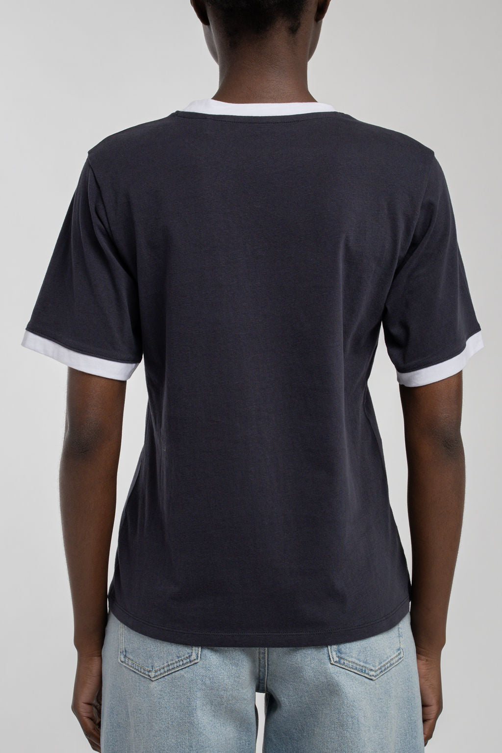 Teddy Smith T-Vintage MC t-shirt femme bleu marine droit