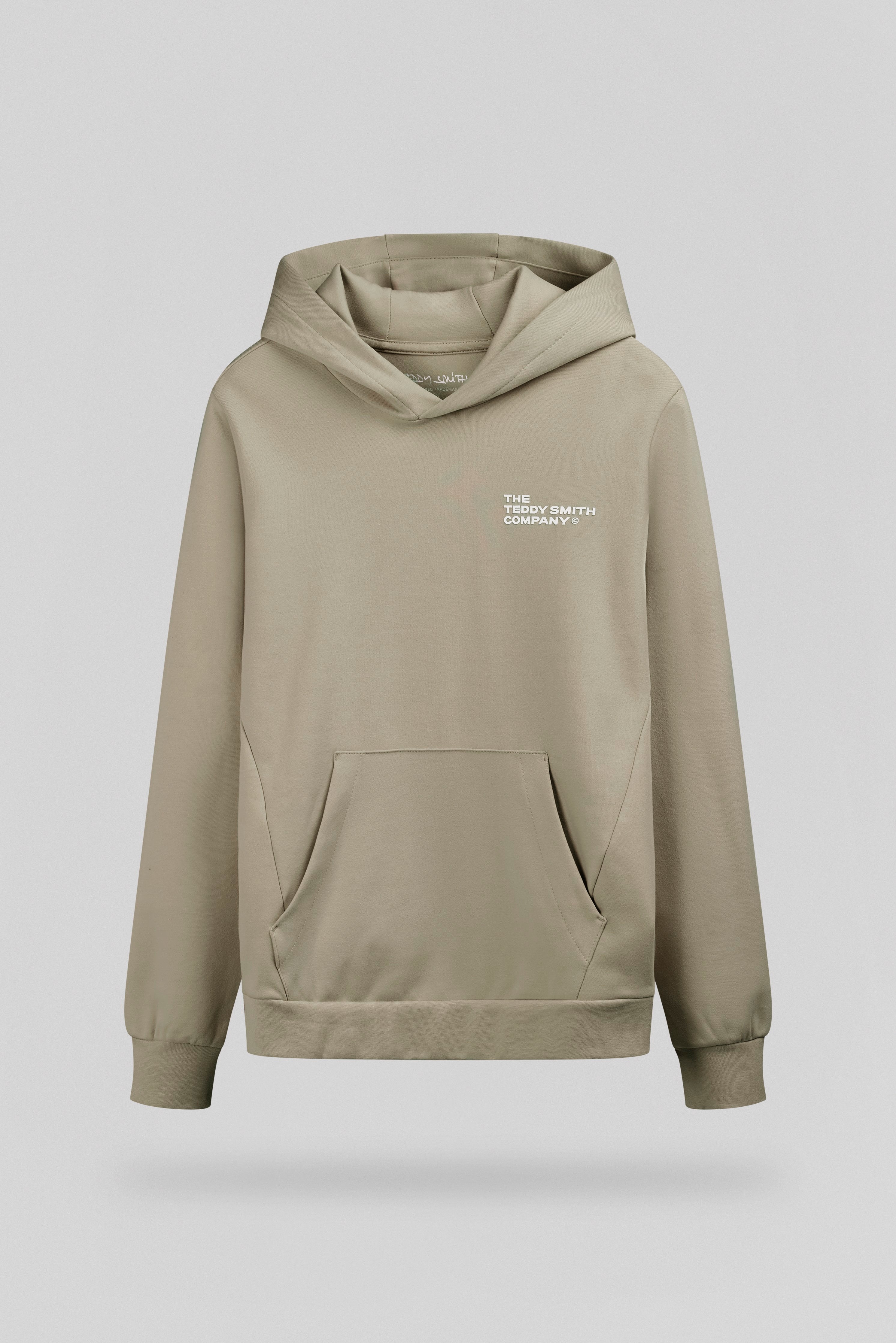 Teddy Smith S-Company Hoody JR sweat garçon Bleach Kaki