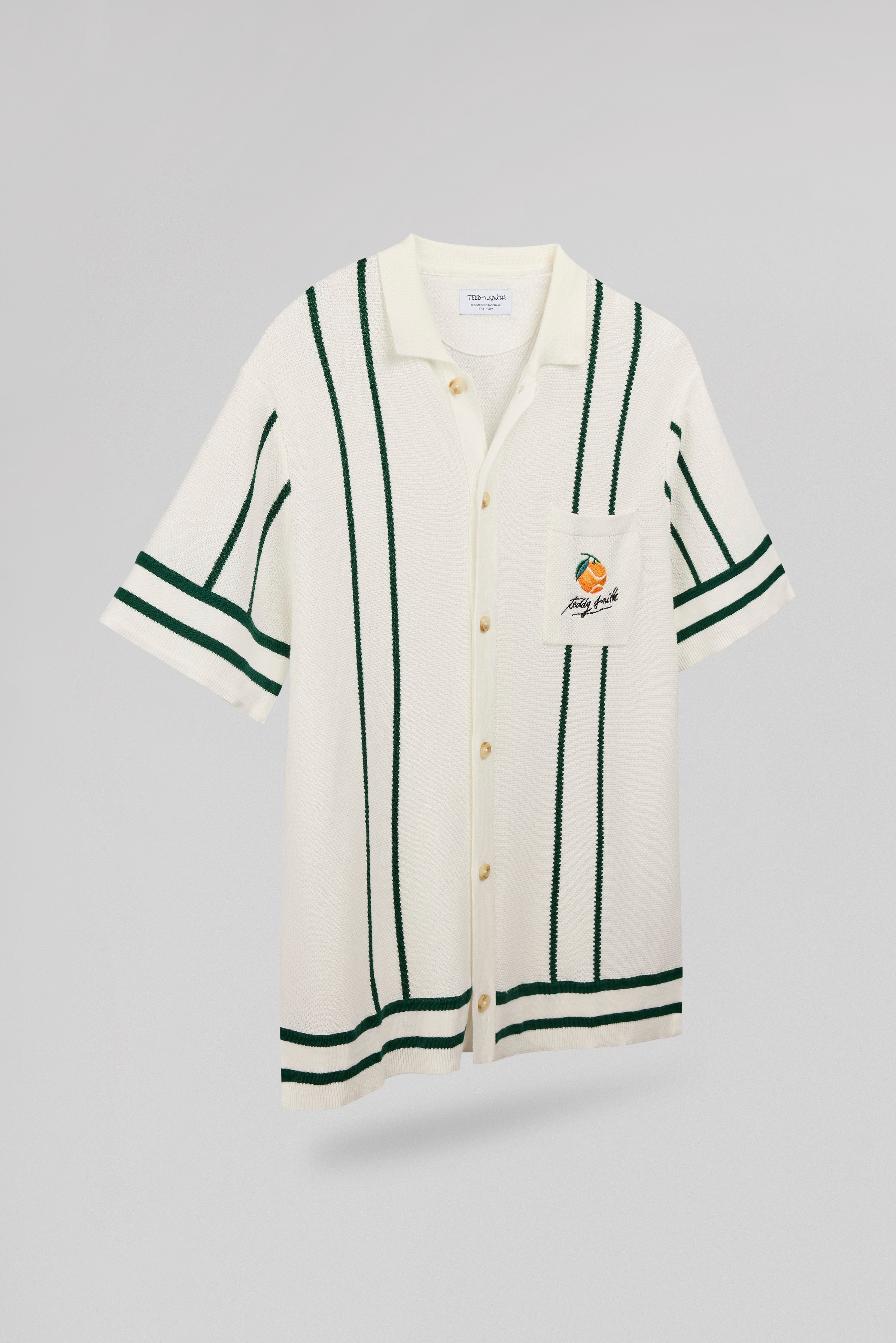 Teddy Smith C-Timoty MC Middle White chemise brodée