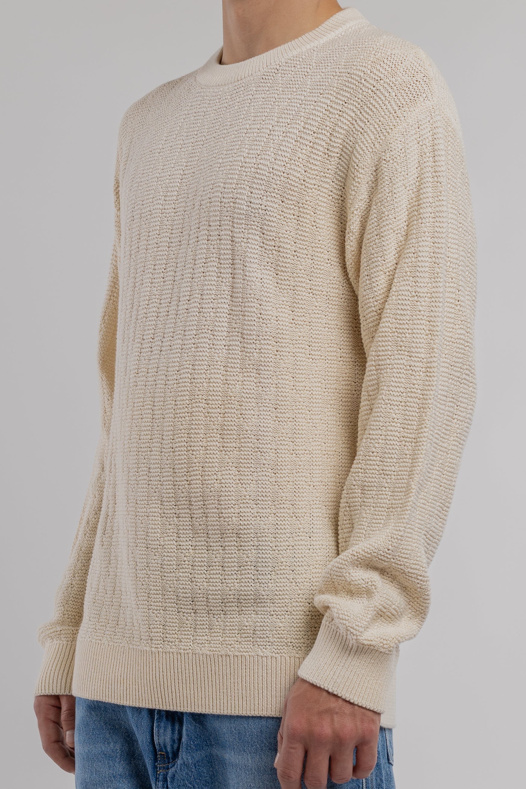 Teddy Smith P-Hario pull col rond cream
