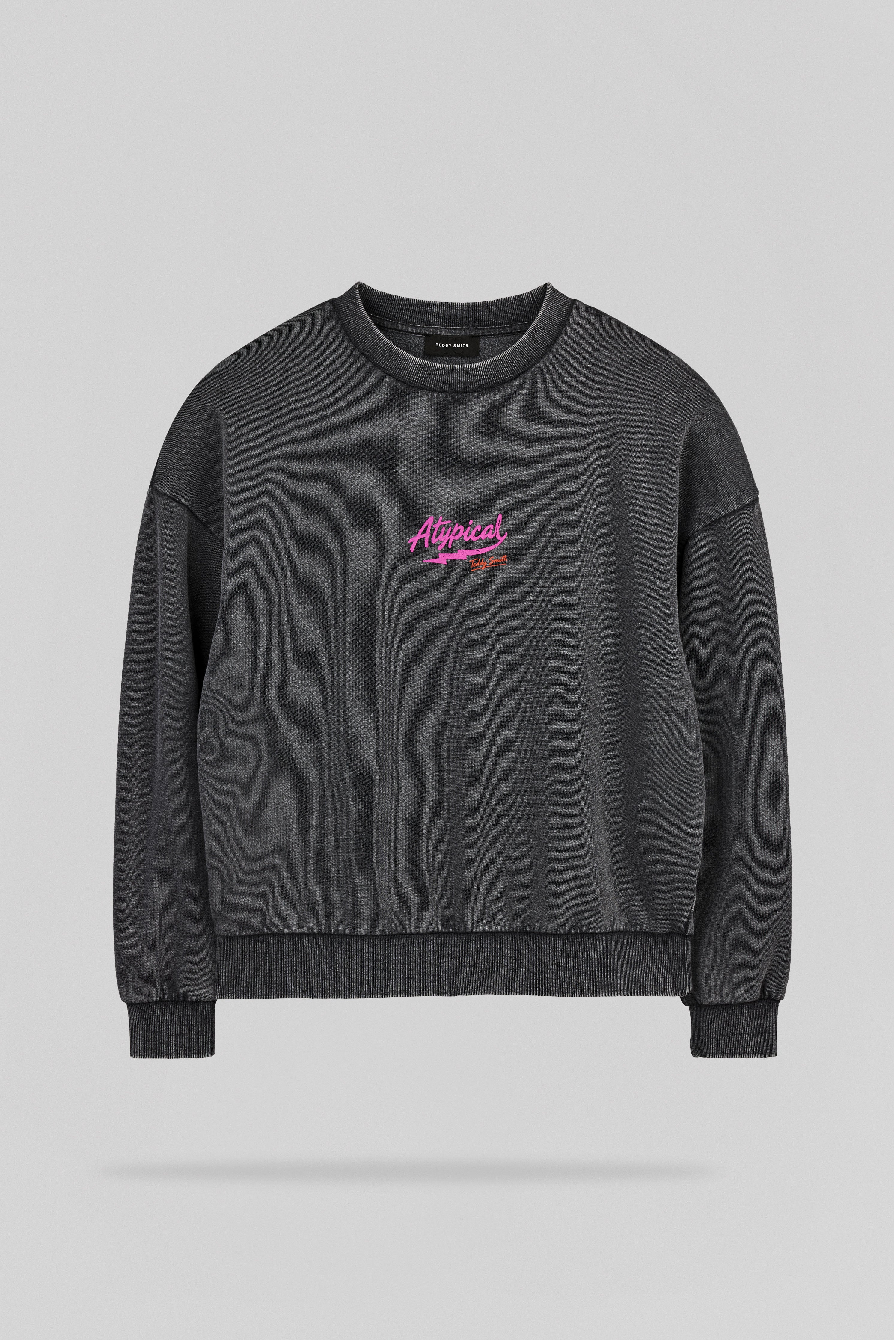 Teddy Smith S-Atypical RC Noir sweat femme noir ample