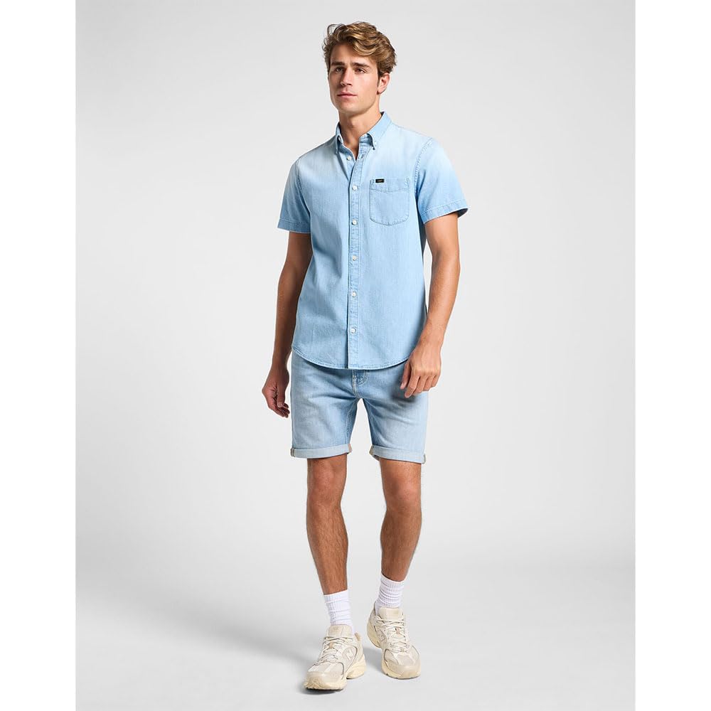 Lee Button Down SS chemise homme desert wash regular