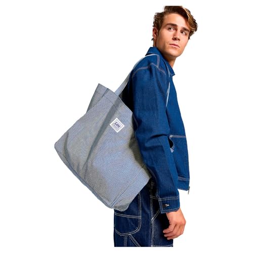 Lee Beach Bag sac de plage rayé selvedge