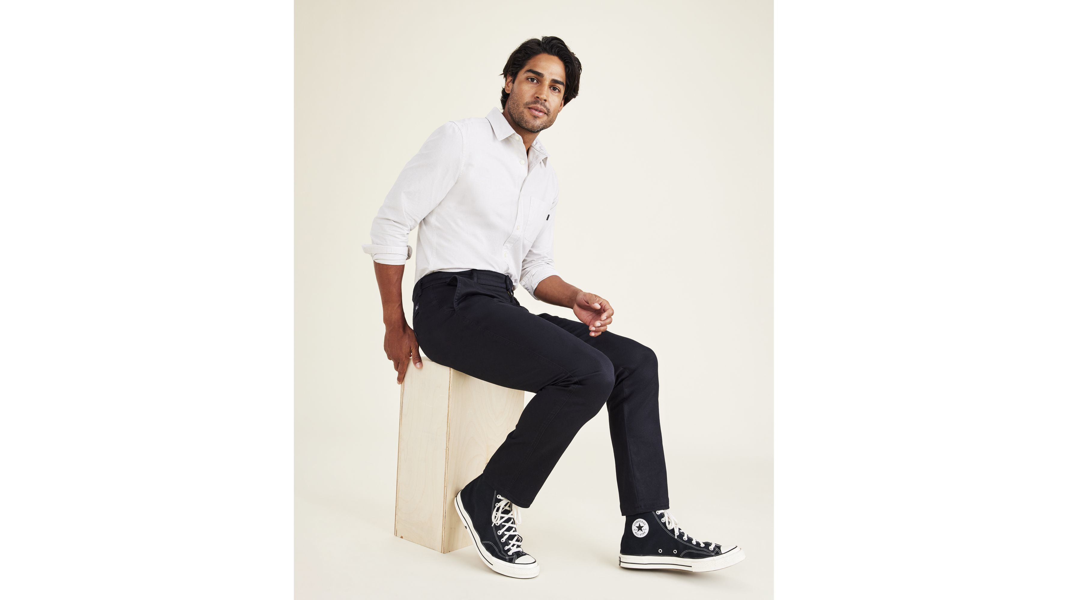 Dockers Original Slim Fit pantalon chino noir coton stretch