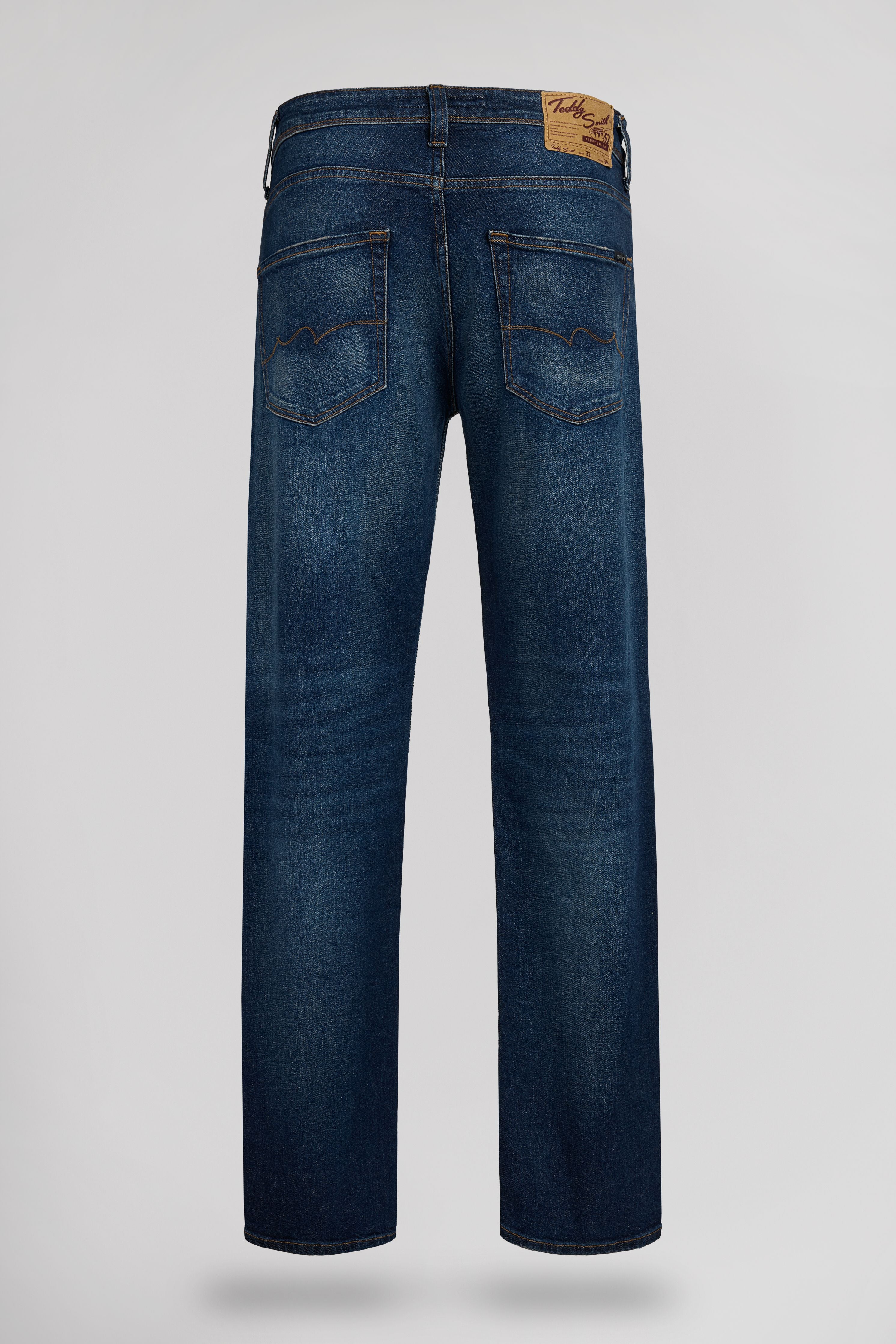 Teddy Smith Reg L34 jean droit dark blue stone homme