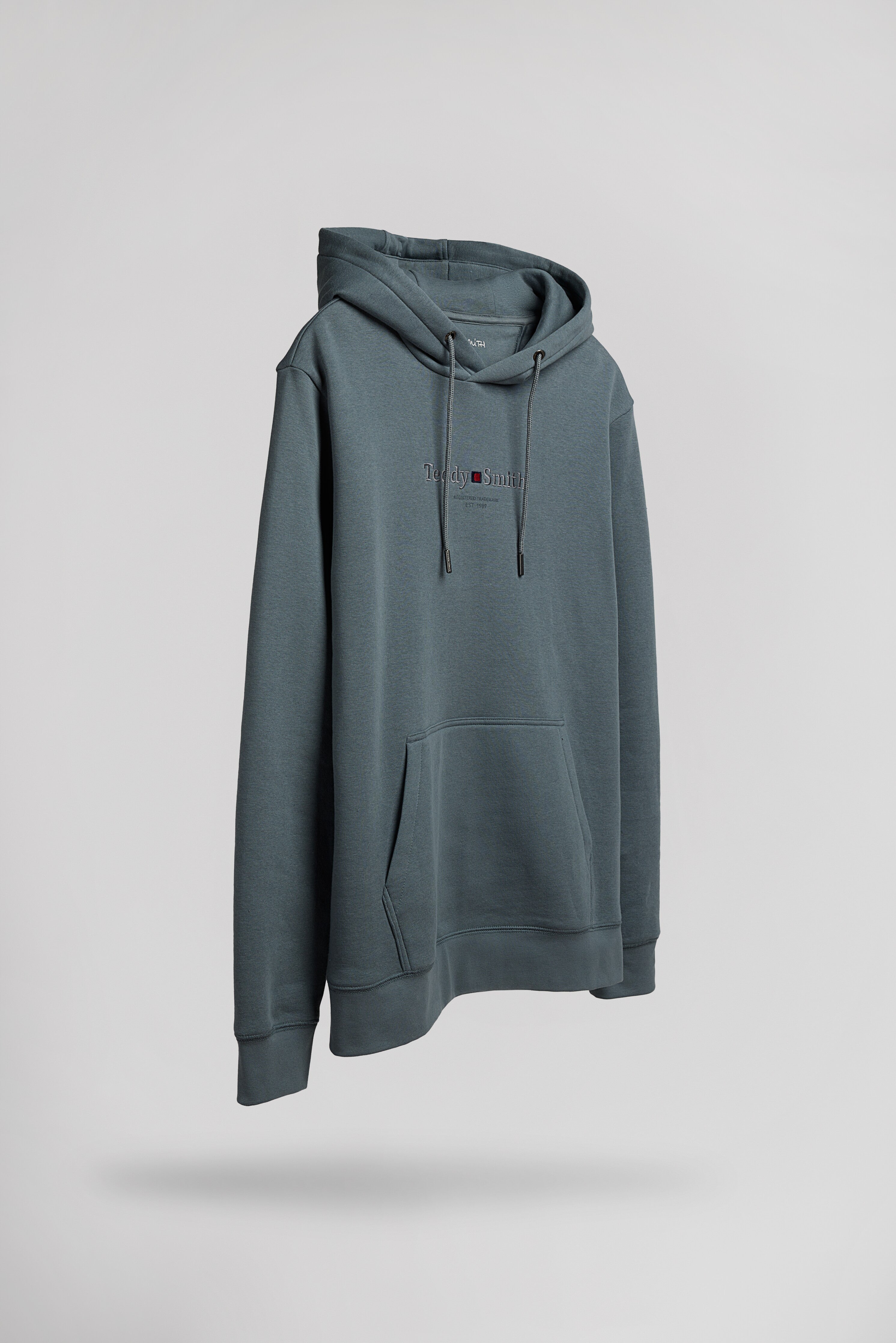 Teddy Smith S-Jim sweat capuche homme gris strom