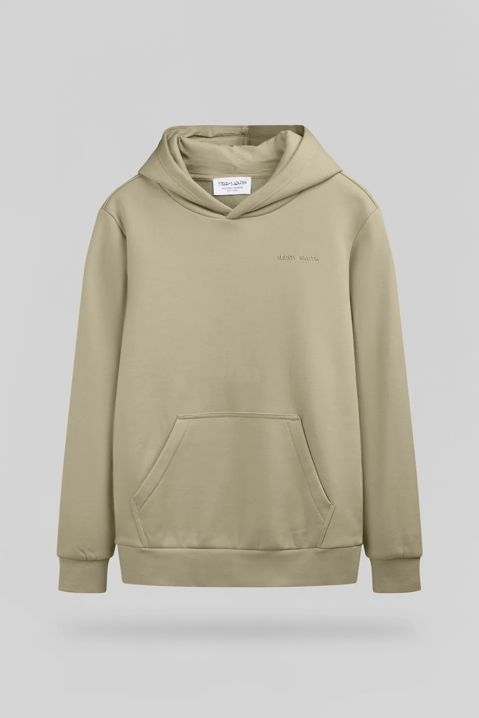 Teddy Smith S-Nark Hoody JR sweat kaki bleach