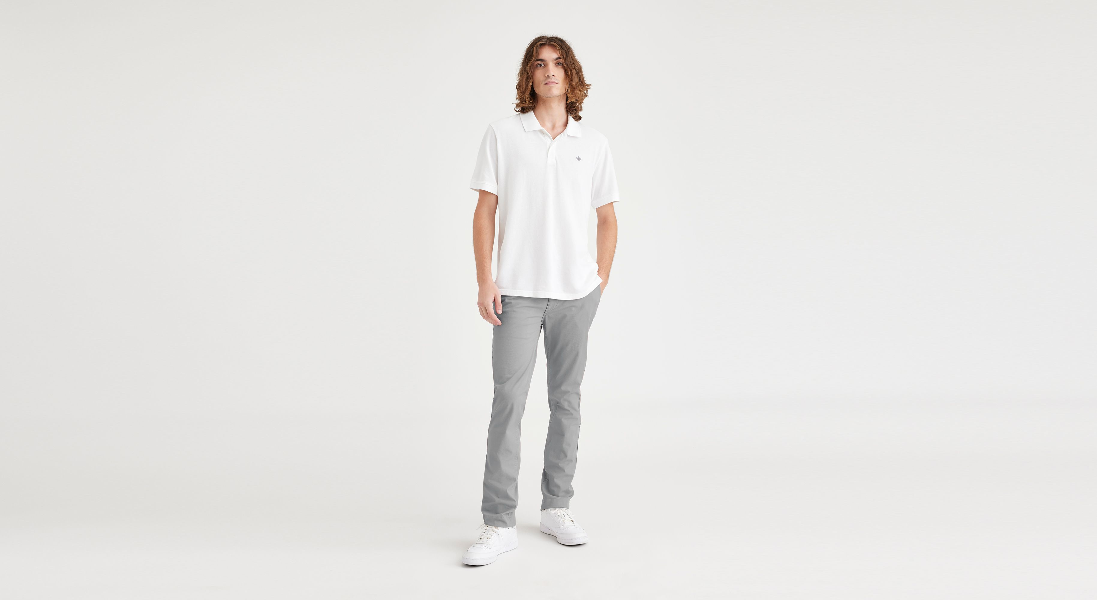 Dockers Alpha Chino chino skinny gris stretch