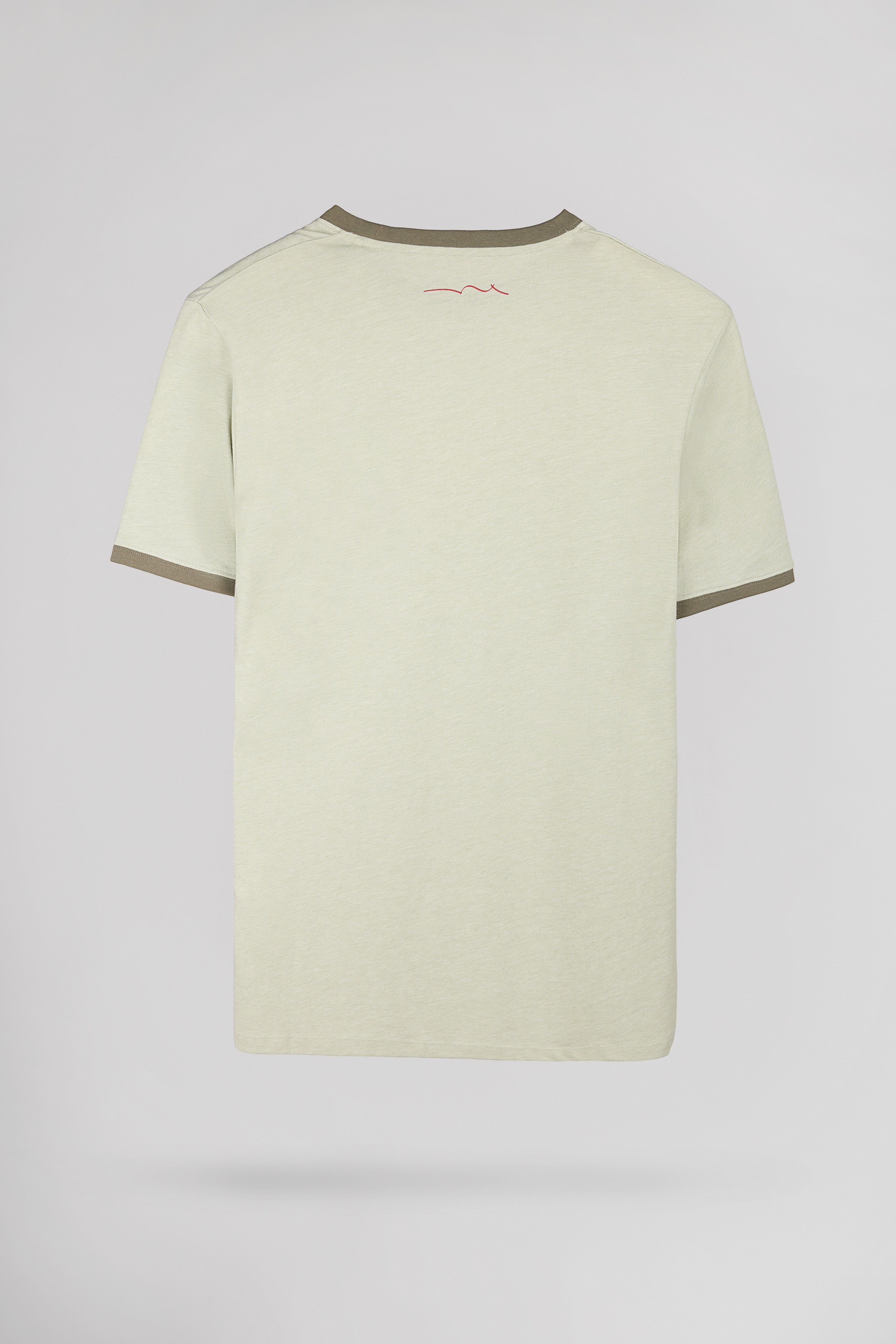 Teddy Smith Ticlass MC t-shirt col rond vert sauge manches courtes
