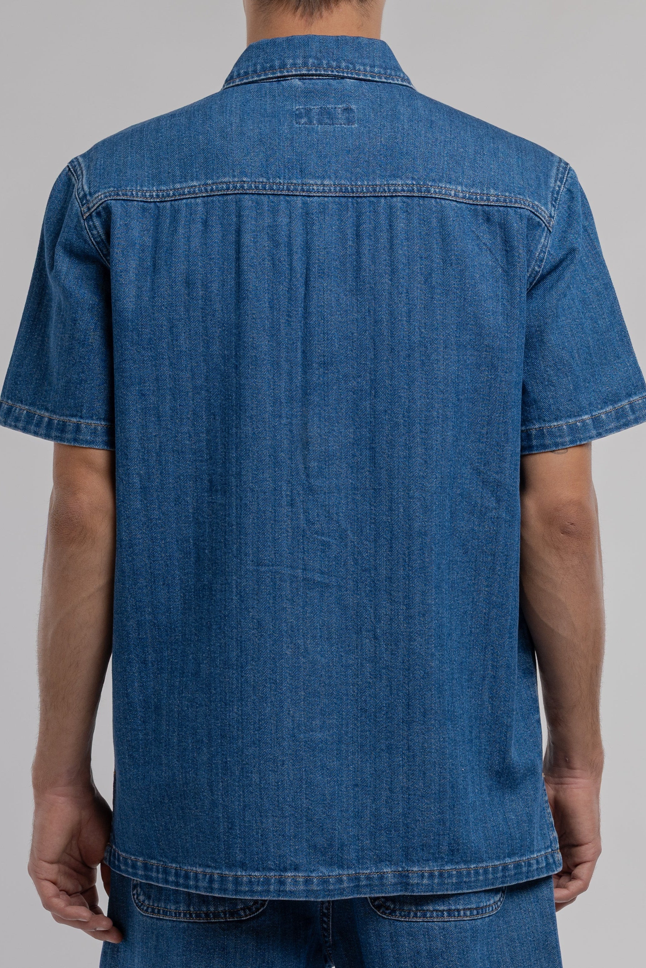 Teddy Smith C-Anton chemise homme denim indigo coton