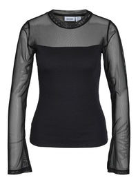 Noisy May top crop sans manches coton stretch noué
