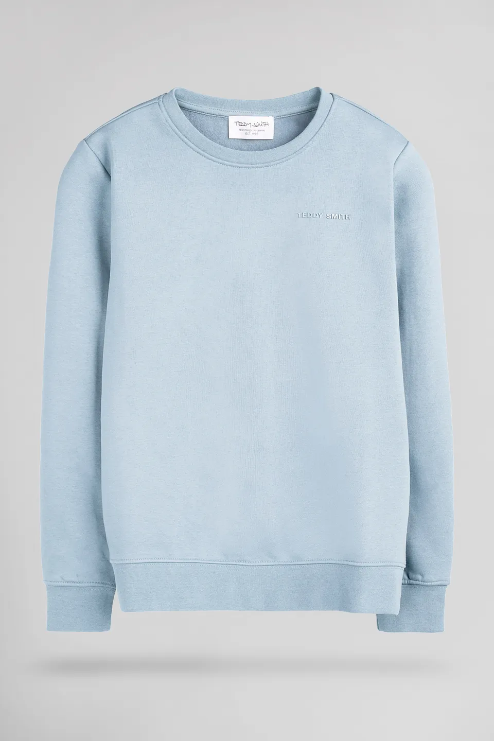 Teddy Smith S-Nark sweat garçon bleu pastel