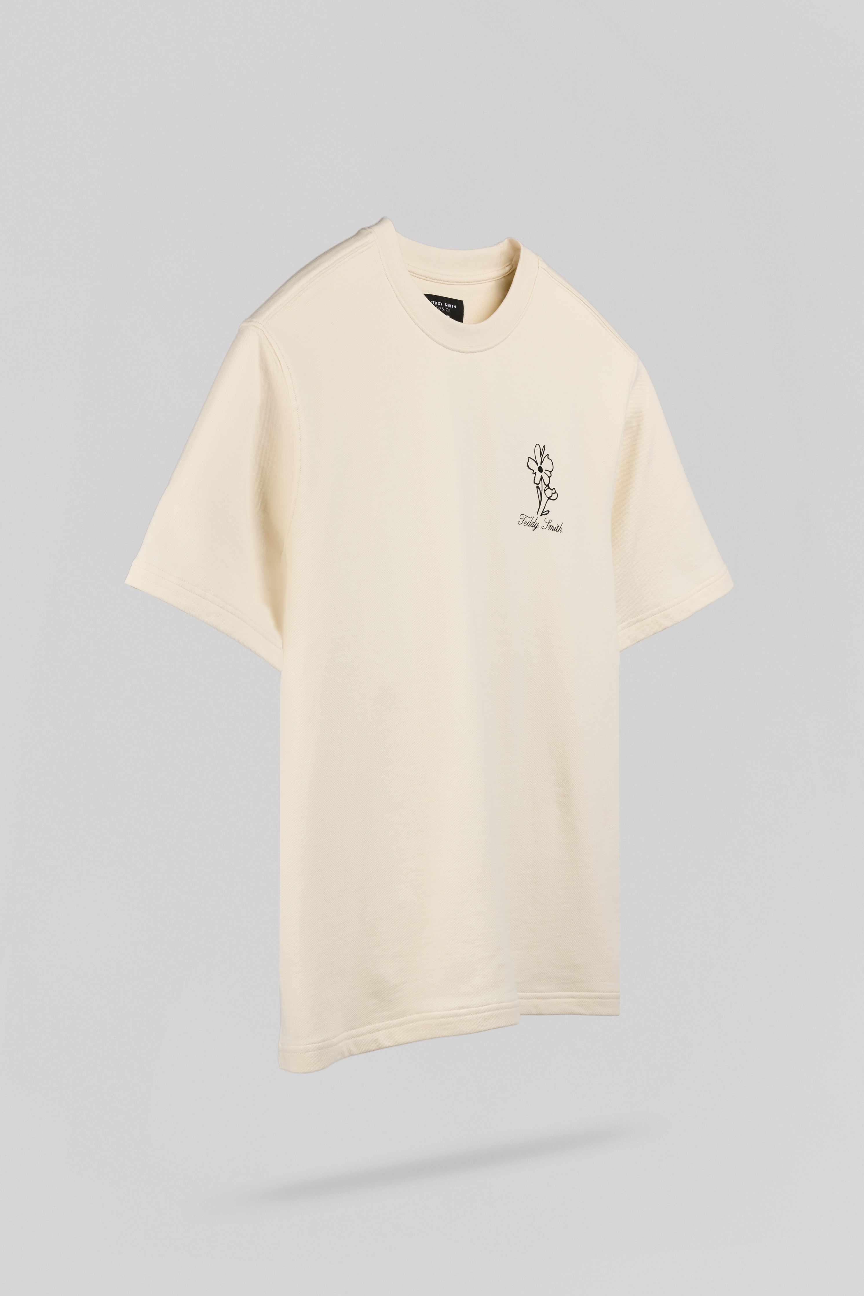 Teddy Smith T-Flowers MC t-shirt ample naturel homme