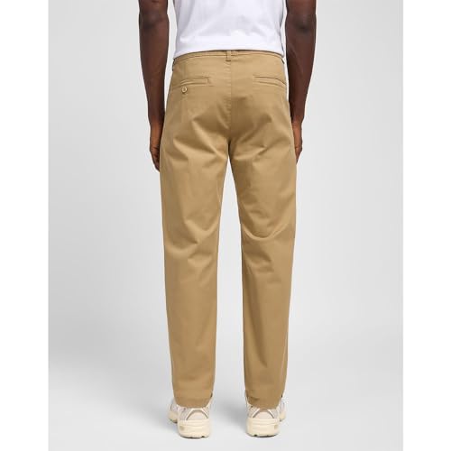 Lee Regular Chino Homme Argile 33W/30L Coupe Droite