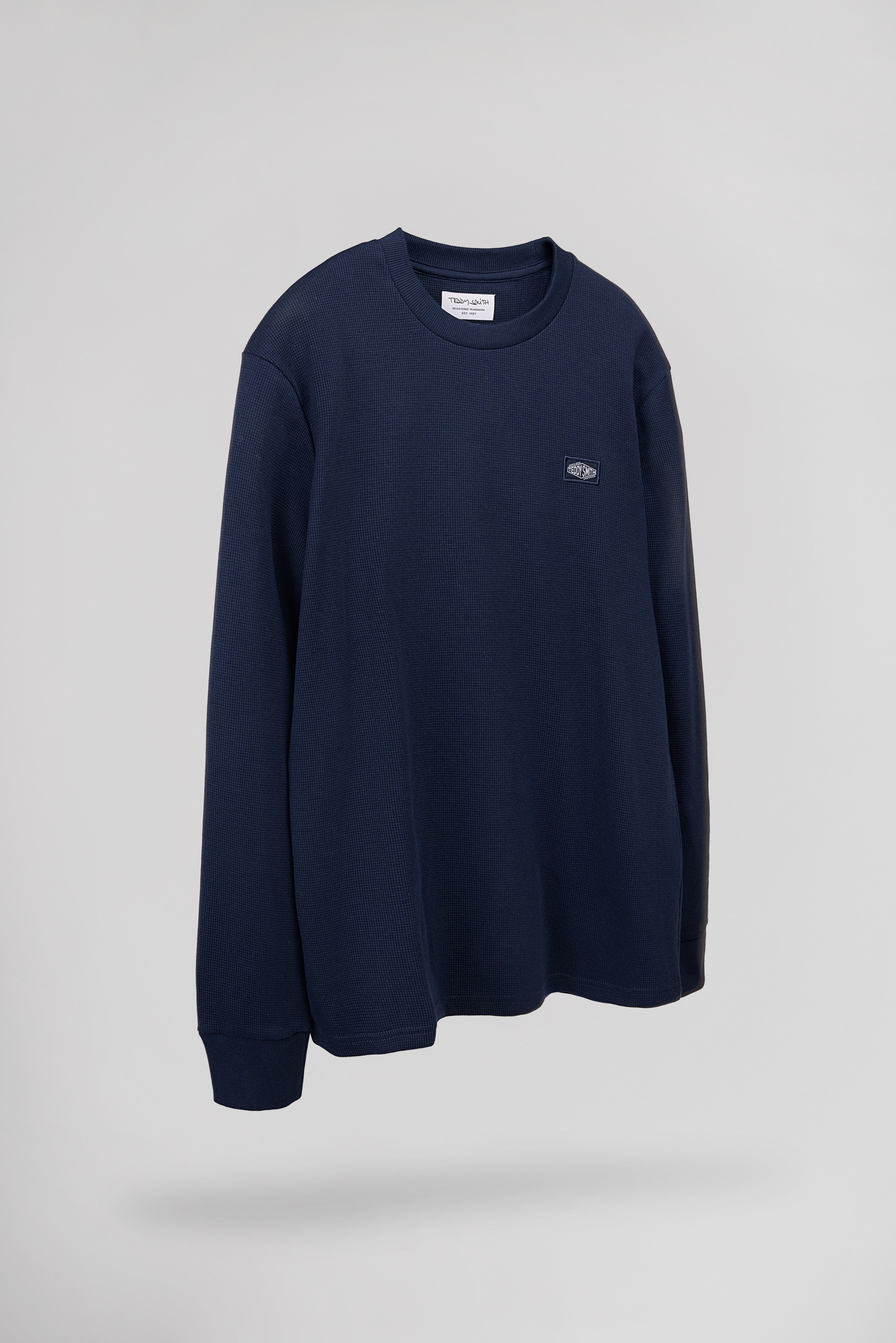Teddy Smith T-Waffle ML t-shirt manches longues navy homme