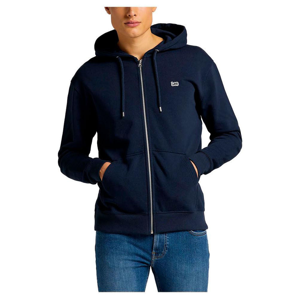 Lee Basique sweat homme noir à capuche zippée