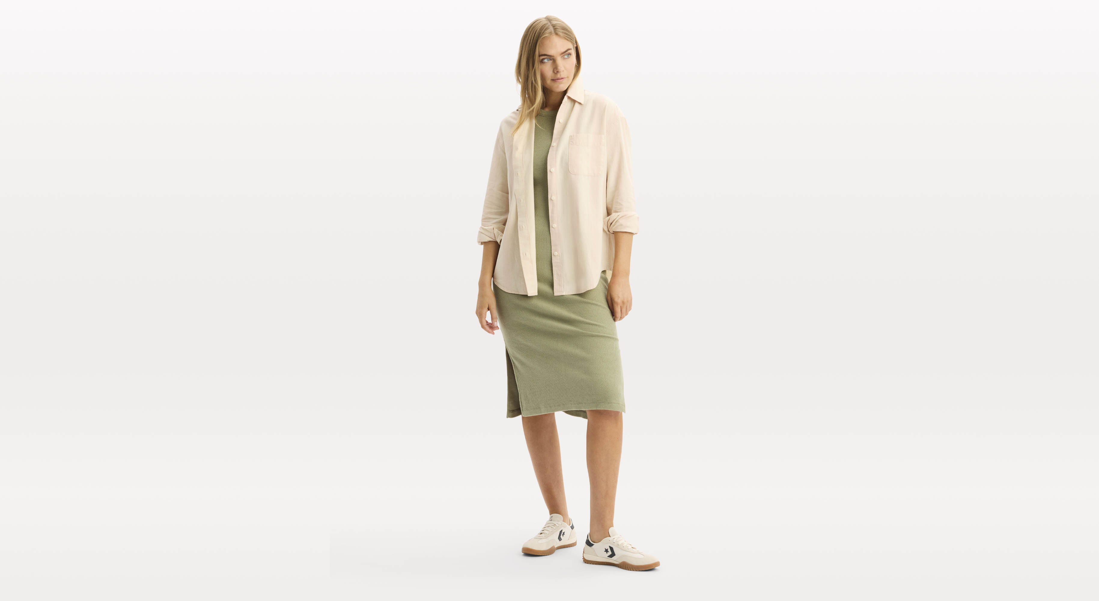 Dockers Relaxed Chemise Femme Rose Coupe Relaxed