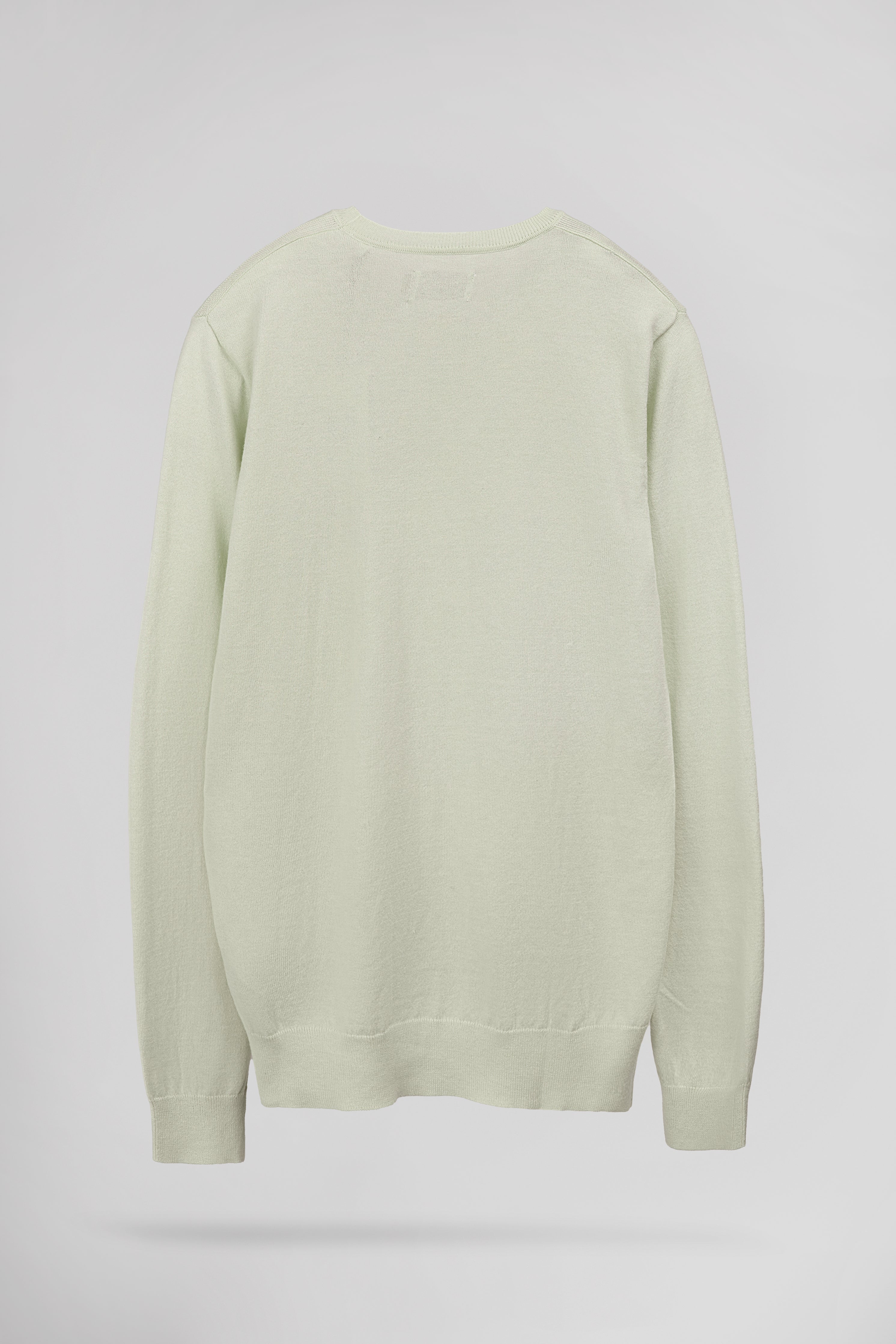 Teddy Smith P-Martino pull col rond vert nacré homme slim