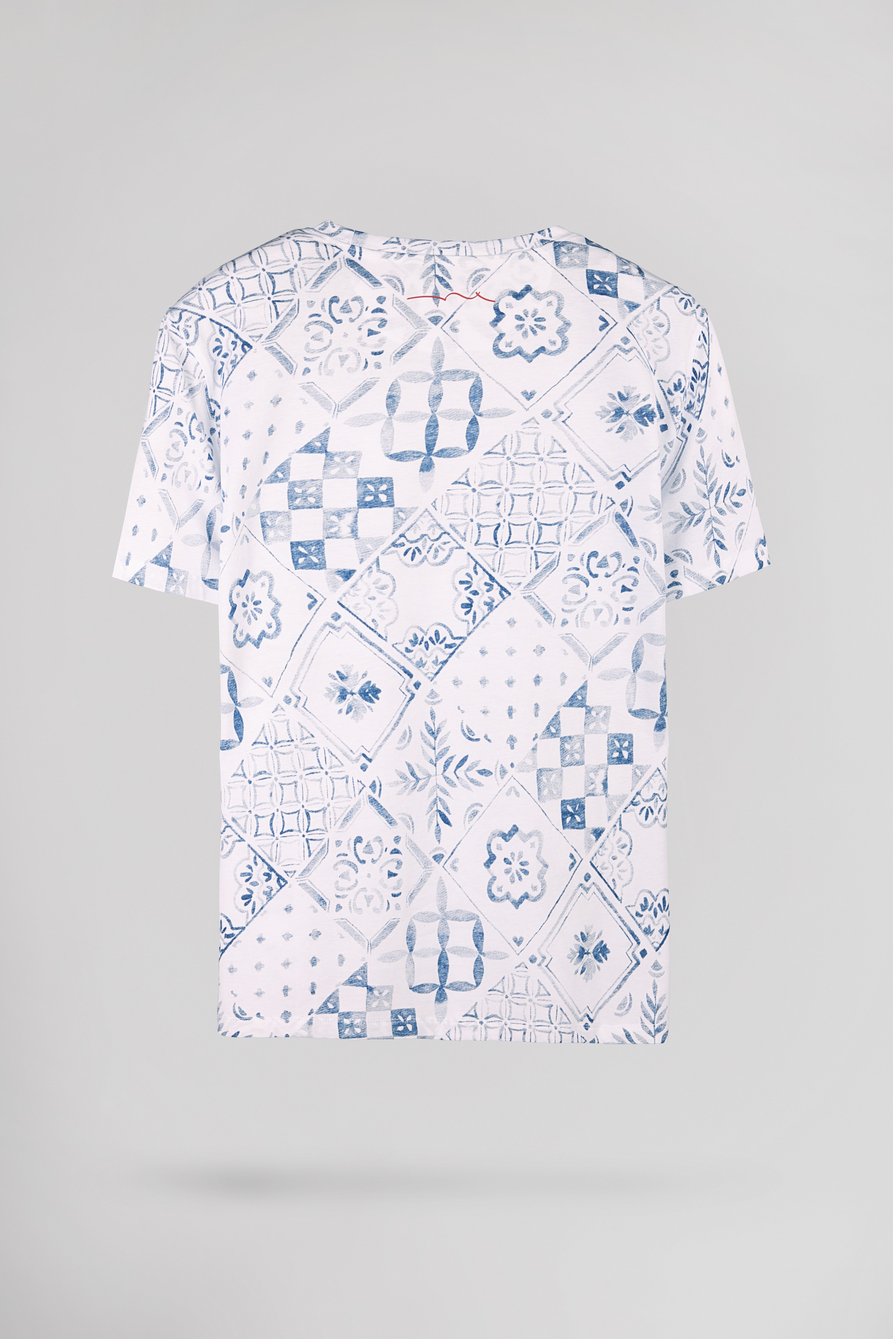 Teddy Smith T-Areski MC t-shirt homme blanc floral coton