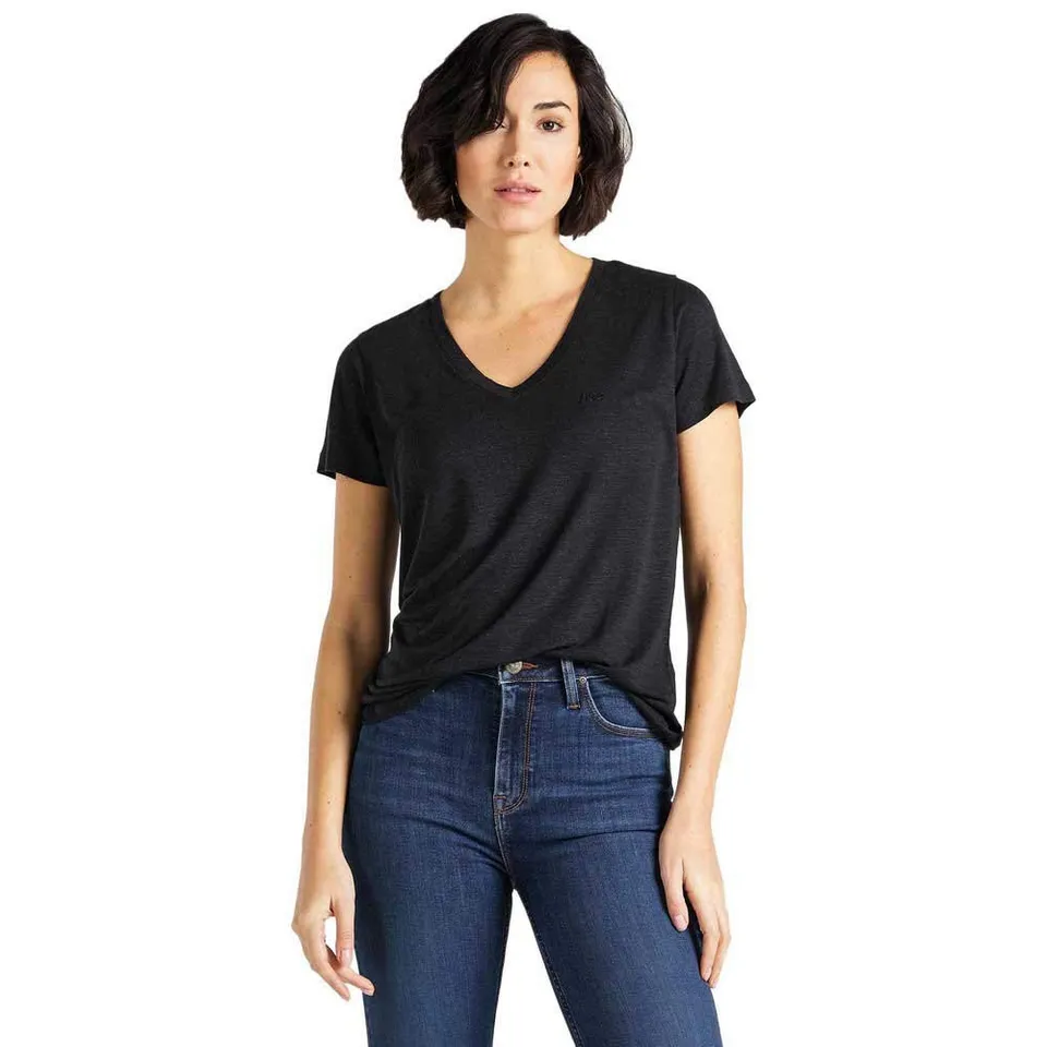 Lee V Neck Tee t-shirt femme col V coton