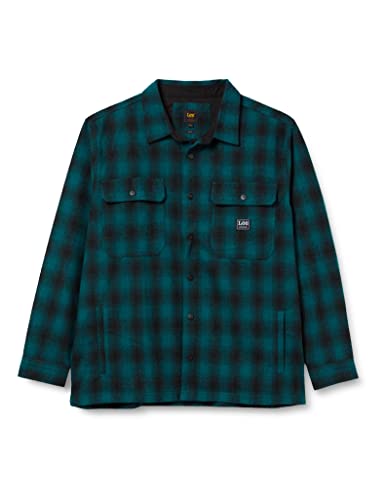 Lee Workwear Overshirt surchemise jean homme vert S