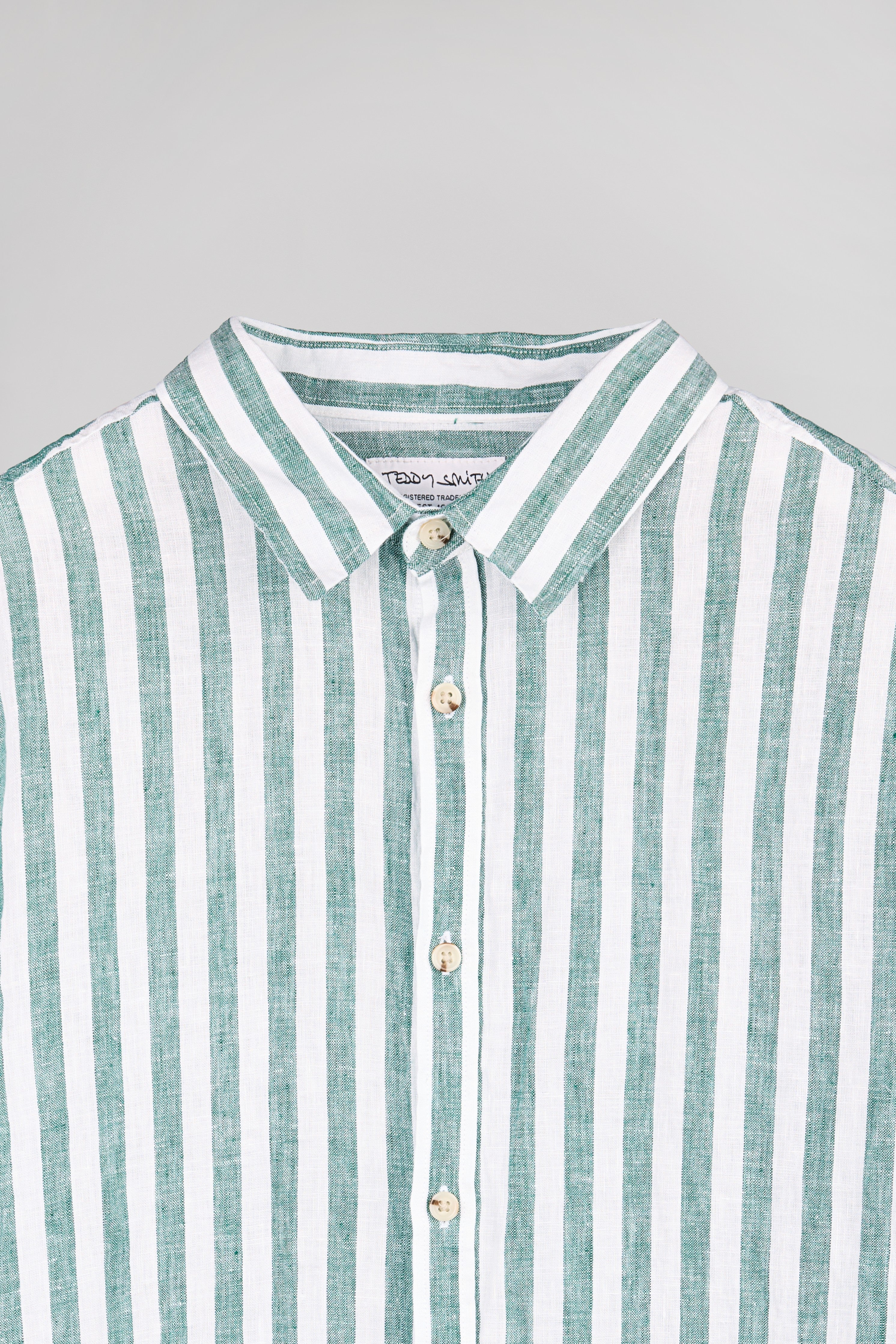 Teddy Smith C-Linen chemise lin Forest Green taille S