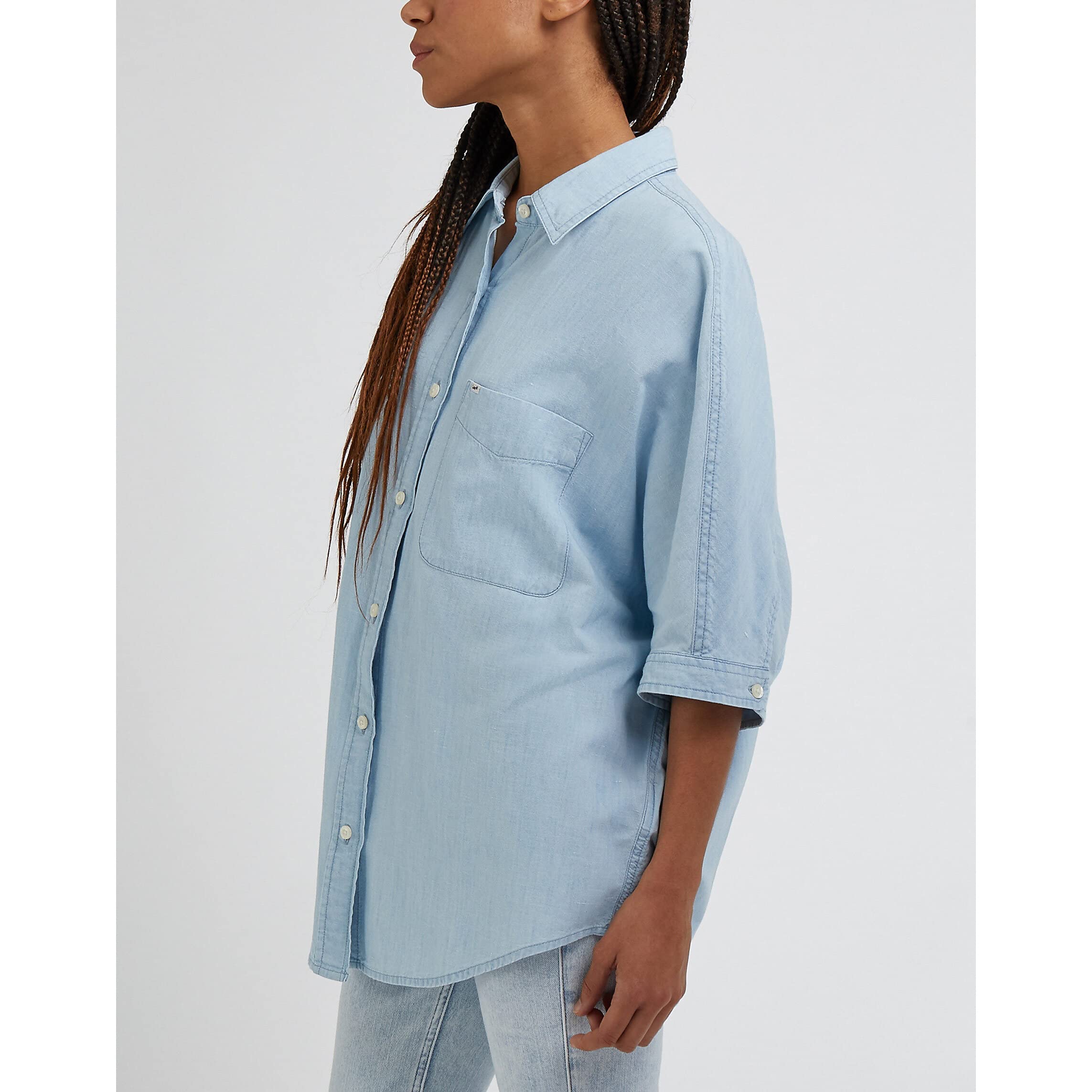Lee T-shirt poche femme foam coupe ample coton