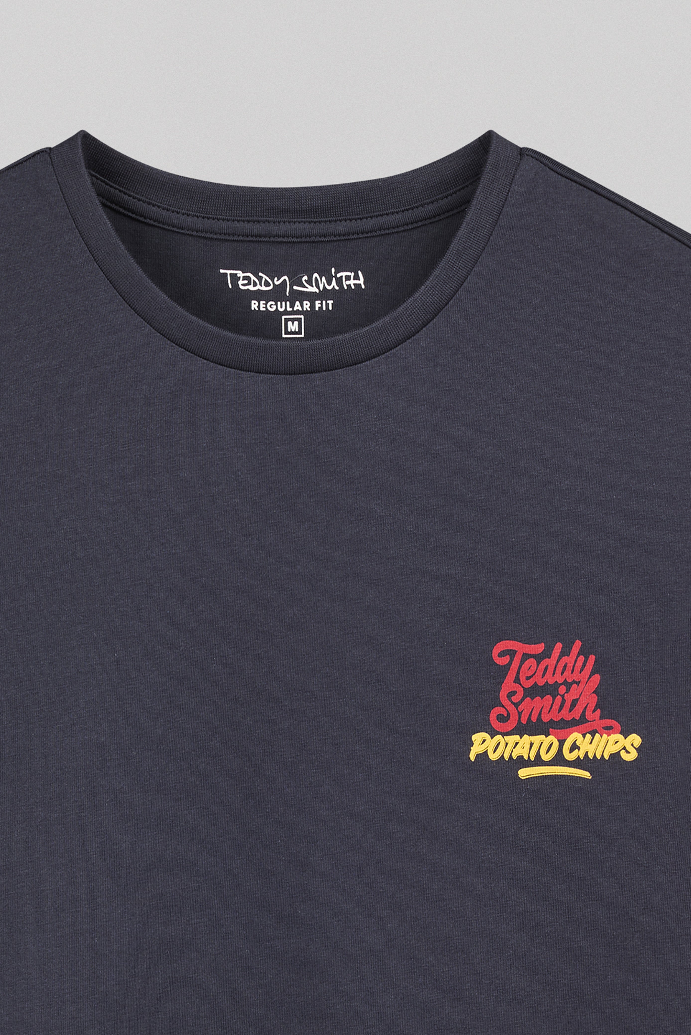 Teddy Smith T-Chips MC t-shirt imprimé bleu marine