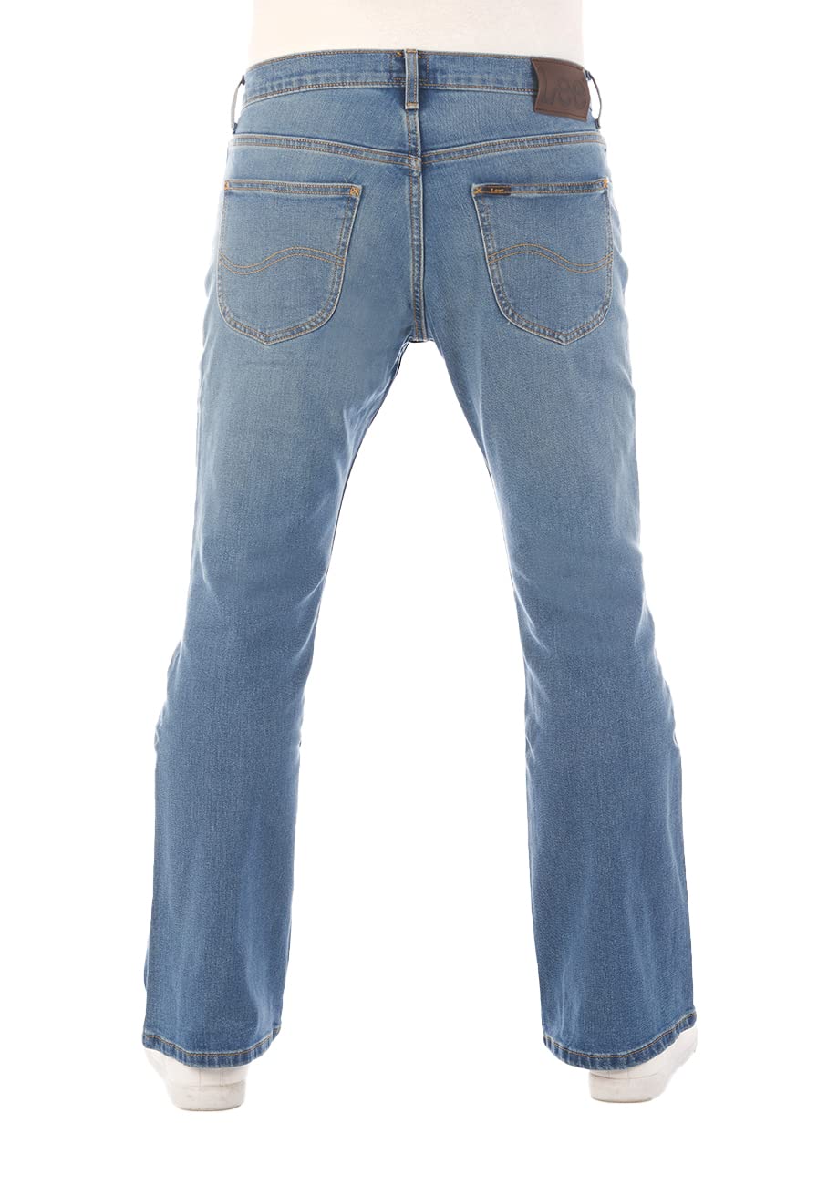 Lee Denver jean homme bootcut bleu denim stretch coton