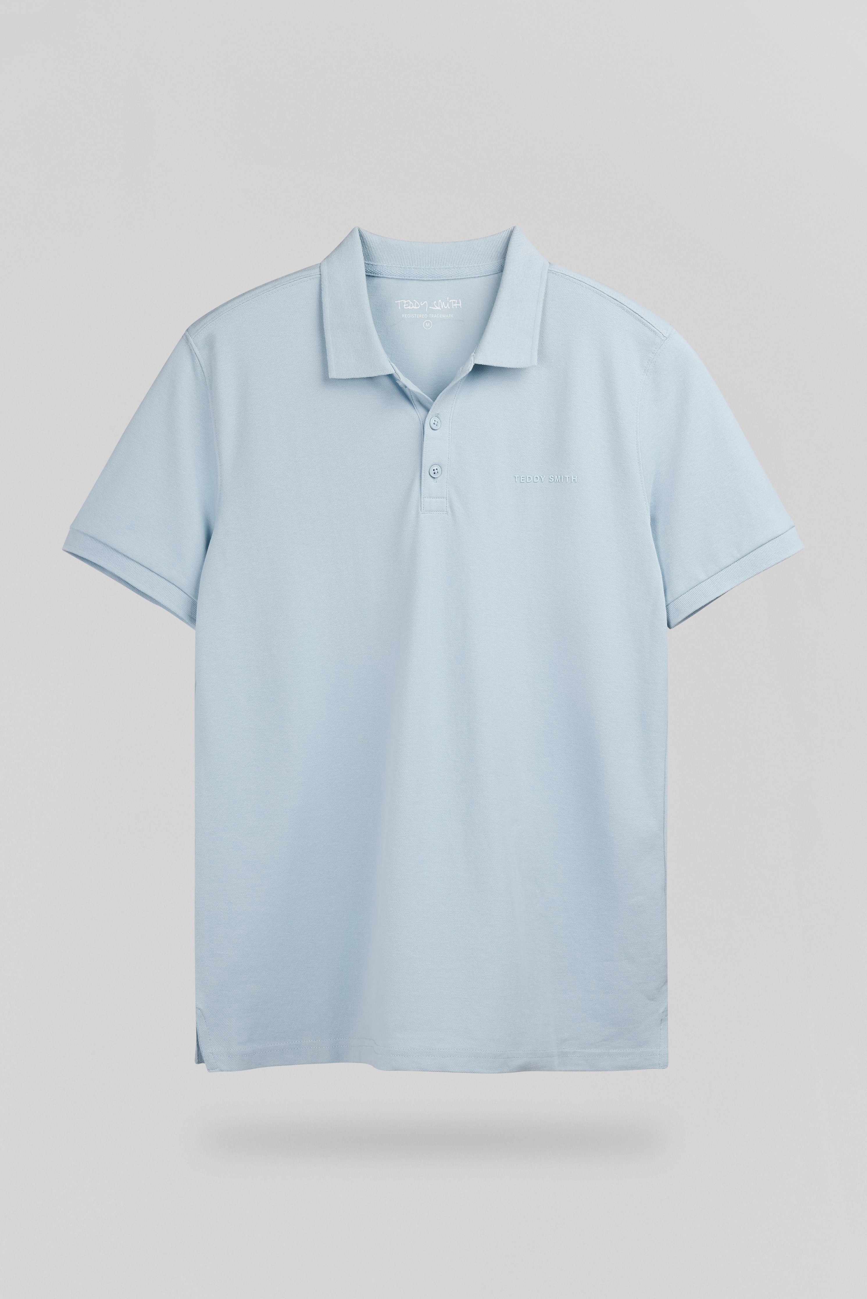 Teddy Smith P-ALBAN MC polo homme bleu pastel