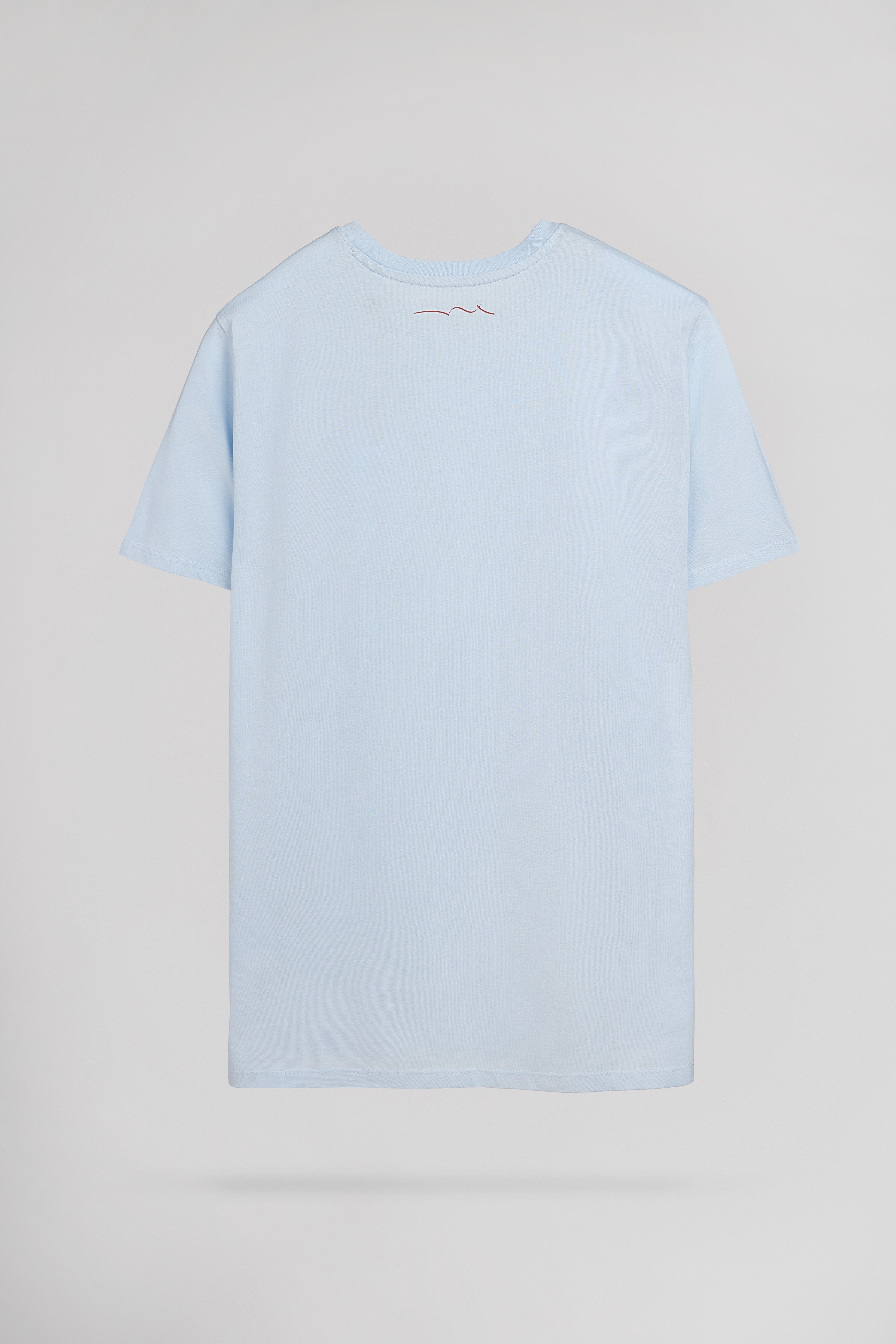 Teddy Smith T-Pany MC t-shirt bleu clair coton