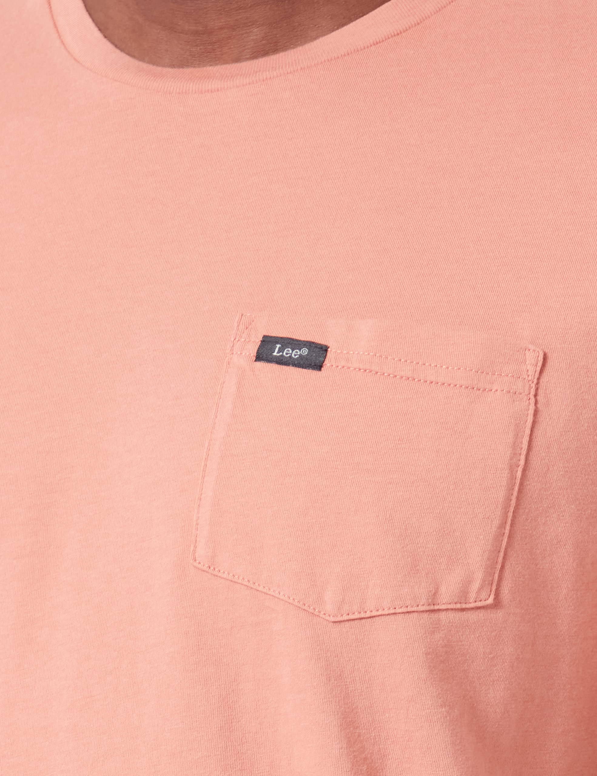 Lee Poche t-shirt homme S rouille coton