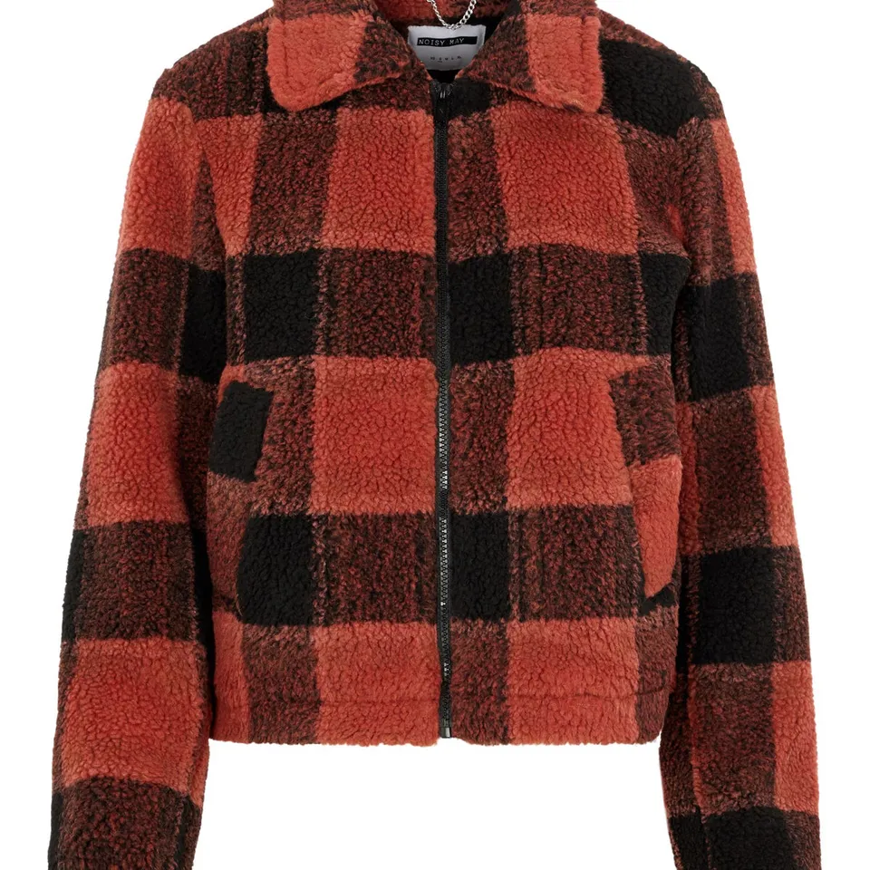 Noisy May veste teddy moumoute zip col large