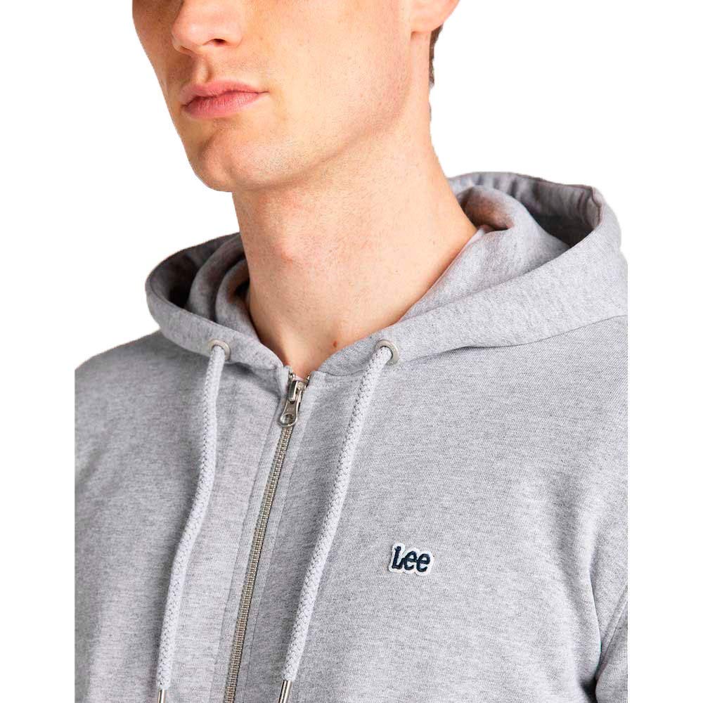 Lee Basique sweat homme noir à capuche zippée