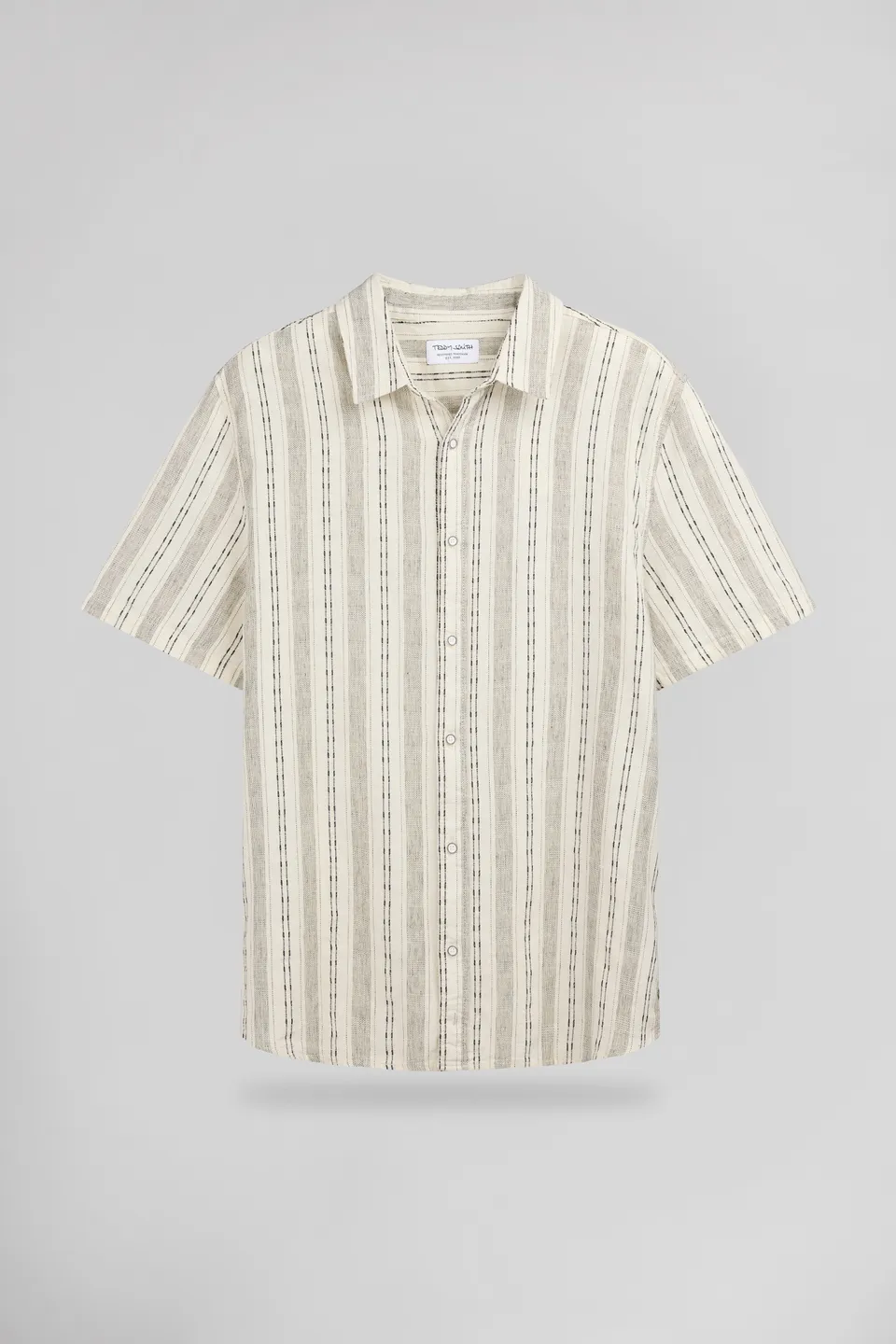 Teddy Smith C-Pietro chemise beige clair lin coton