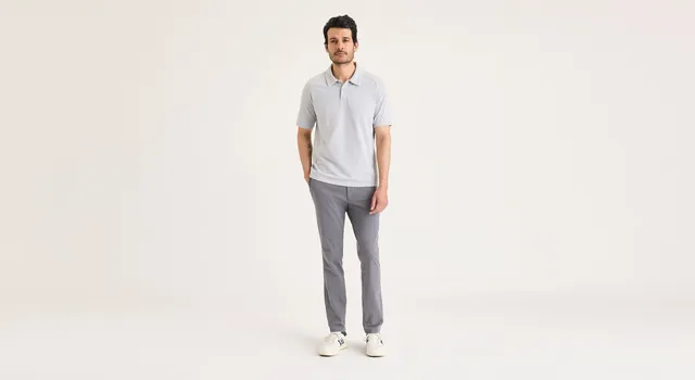 Dockers Go chino skinny homme gris stretch