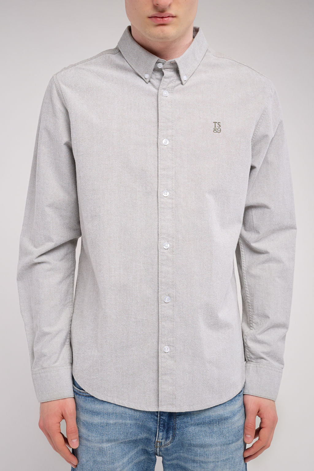 Teddy Smith C-Stan ML chemise olive oxford