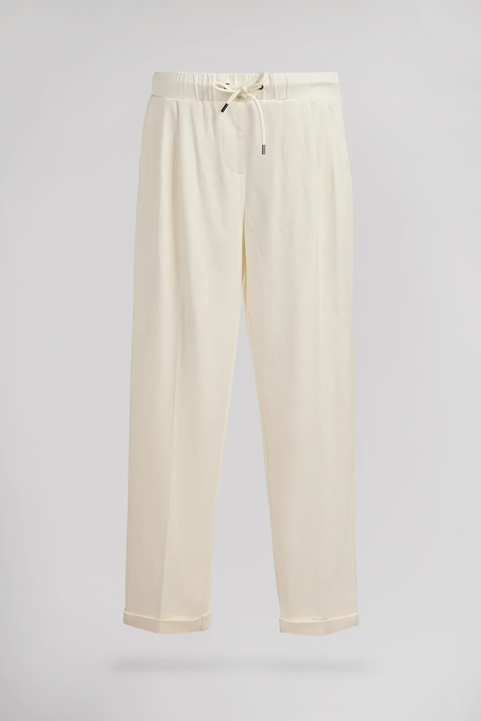 Teddy Smith Jogo Lyoc pantalon femme middle white satiné