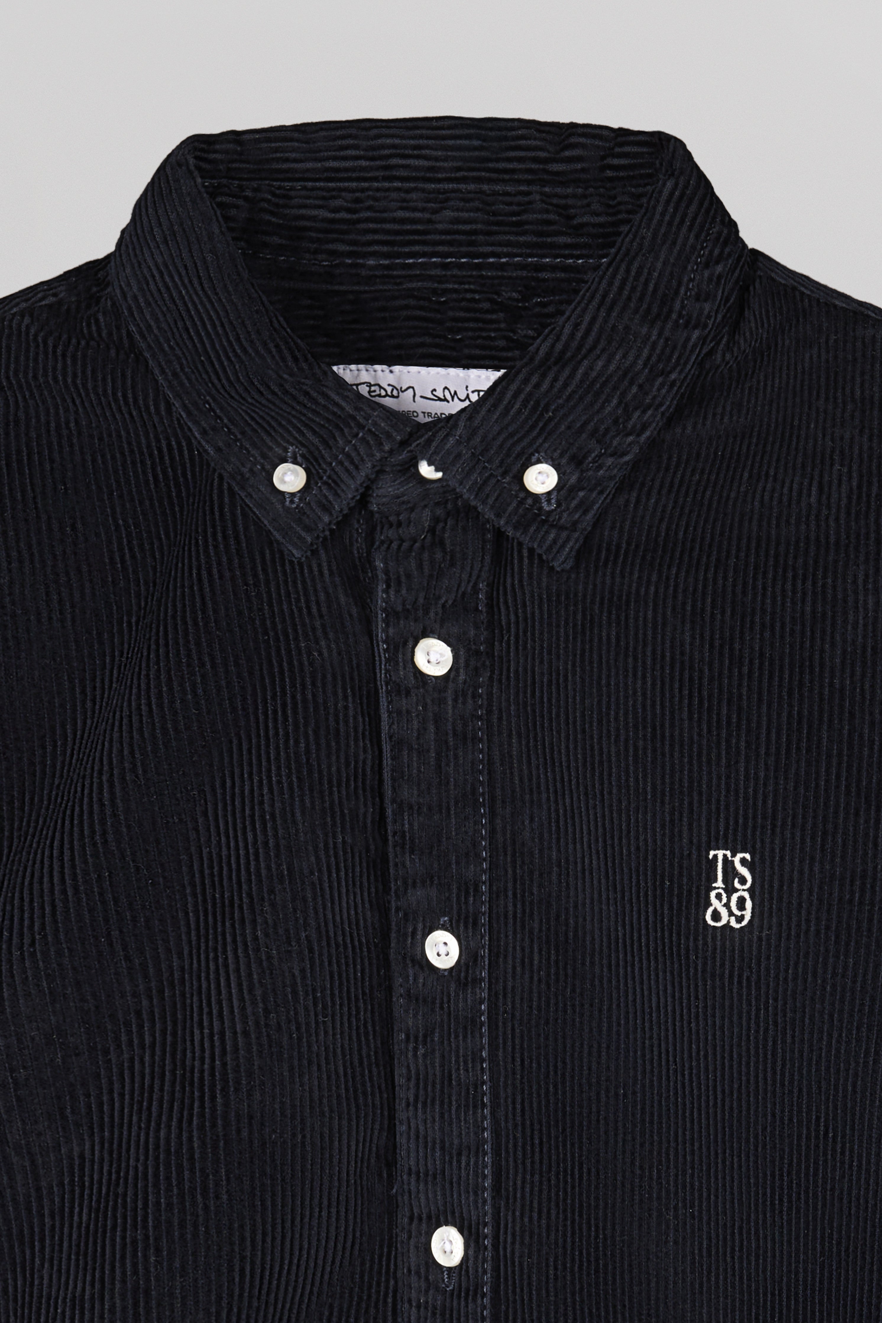 Teddy Smith C-Elton ML chemise velours bleu marine