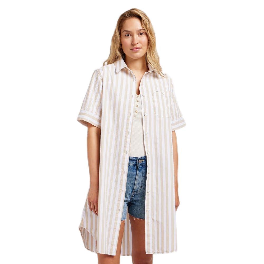 Lee Ligne Tout Usage robe décontractée femme crème