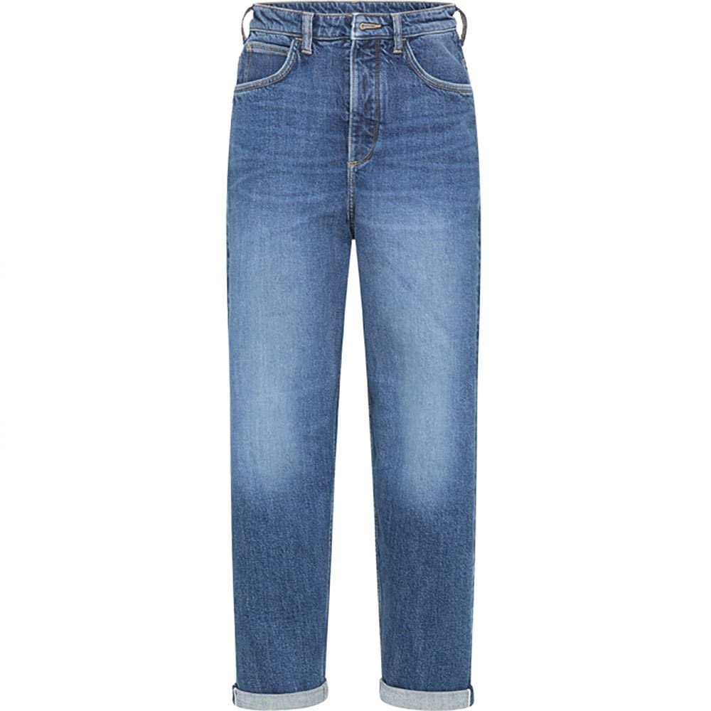 Lee Carol Button Fly Jean boyfriend femme Stone Esme