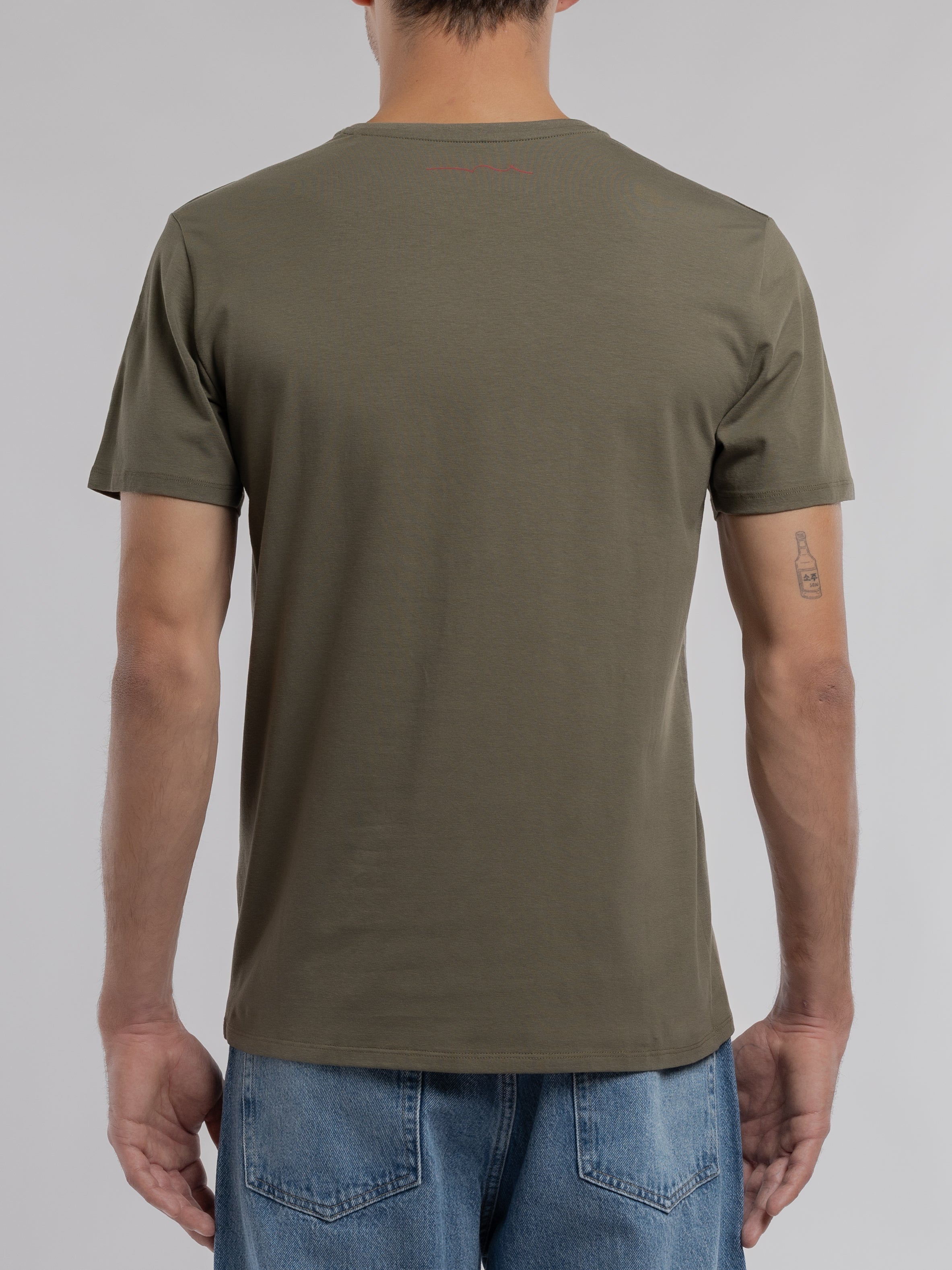Teddy Smith T-Telo MC t-shirt homme kaki dusty