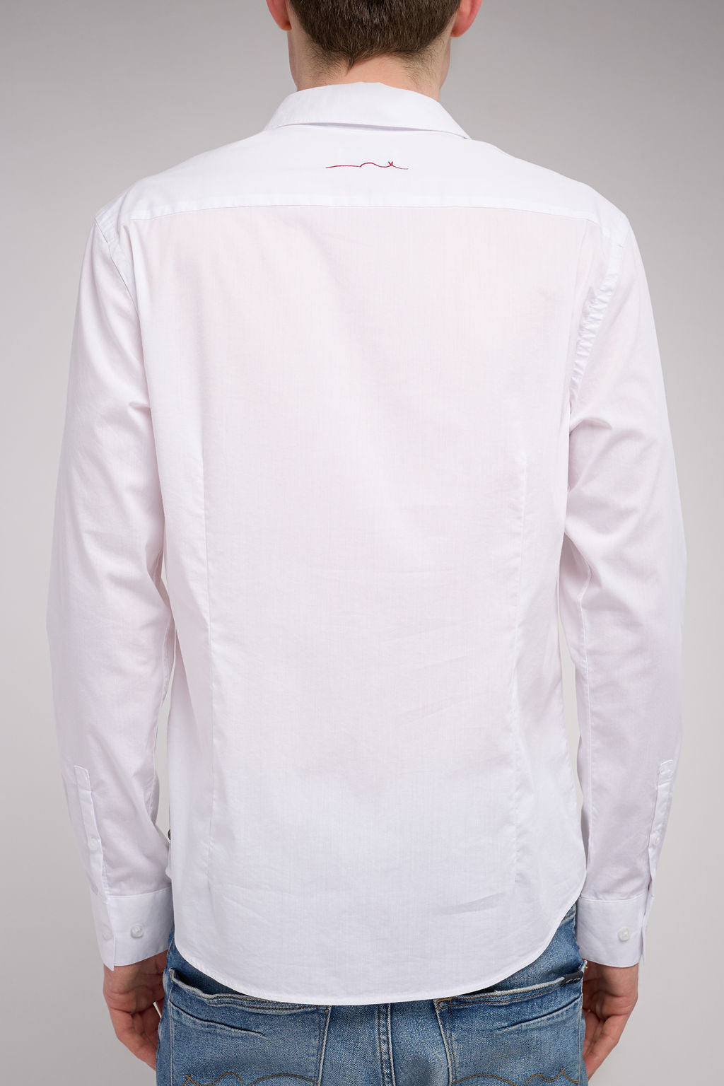 Teddy Smith C-Oswald chemise blanche cintrée homme